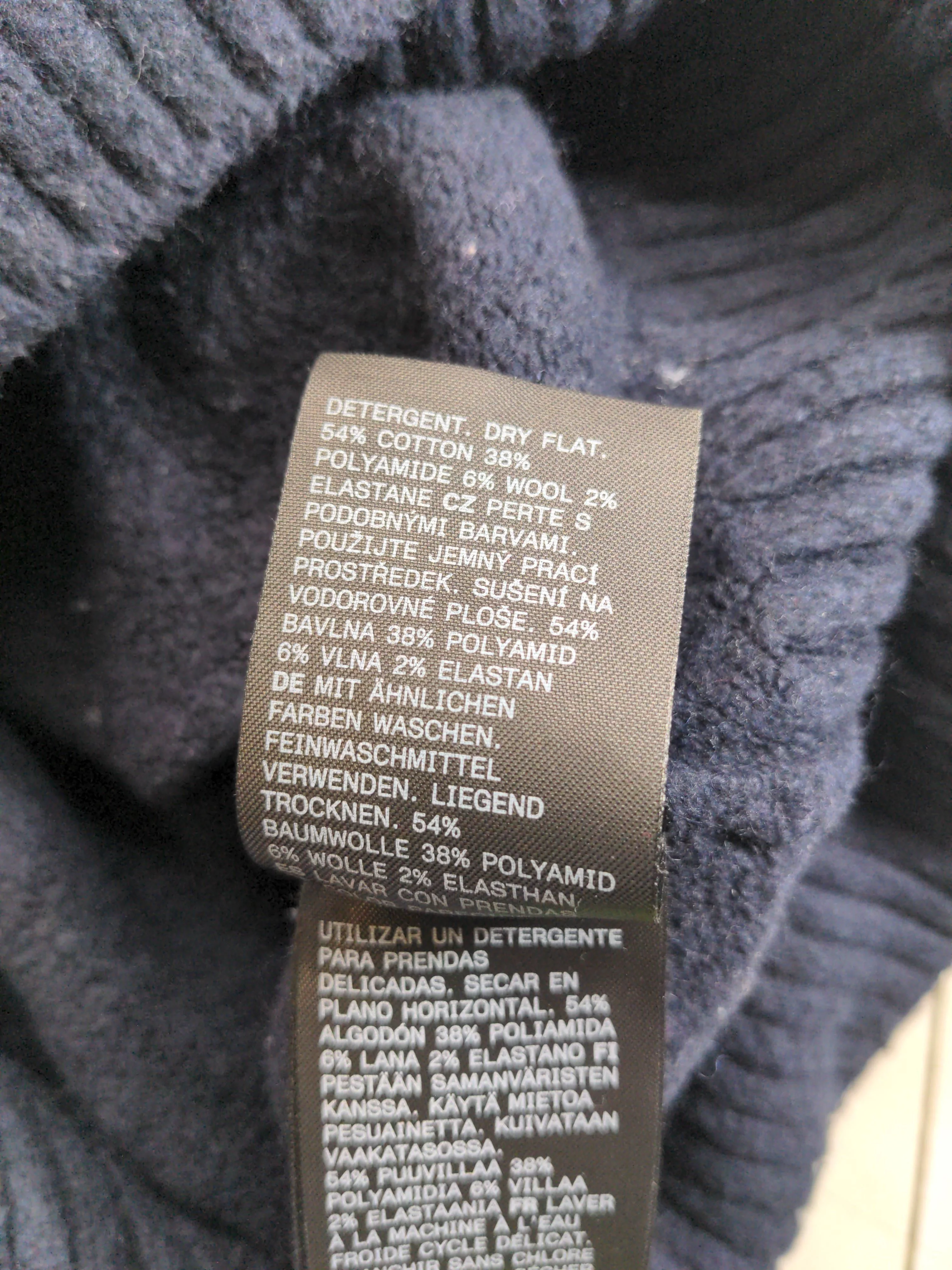 & Other Stories Women's Jumper L Blue Cotton - Image 6