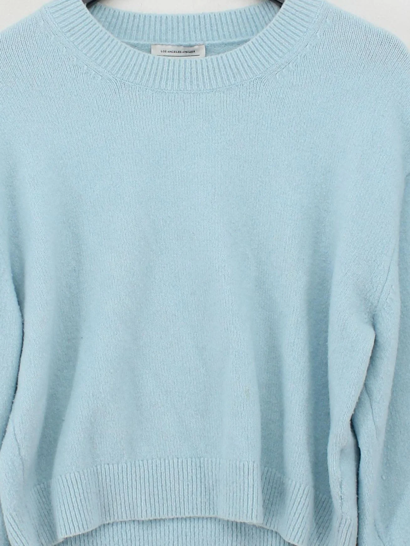 & Other Stories Women's Jumper M Blue 100% Other Crew Neck Pullover - Image 3