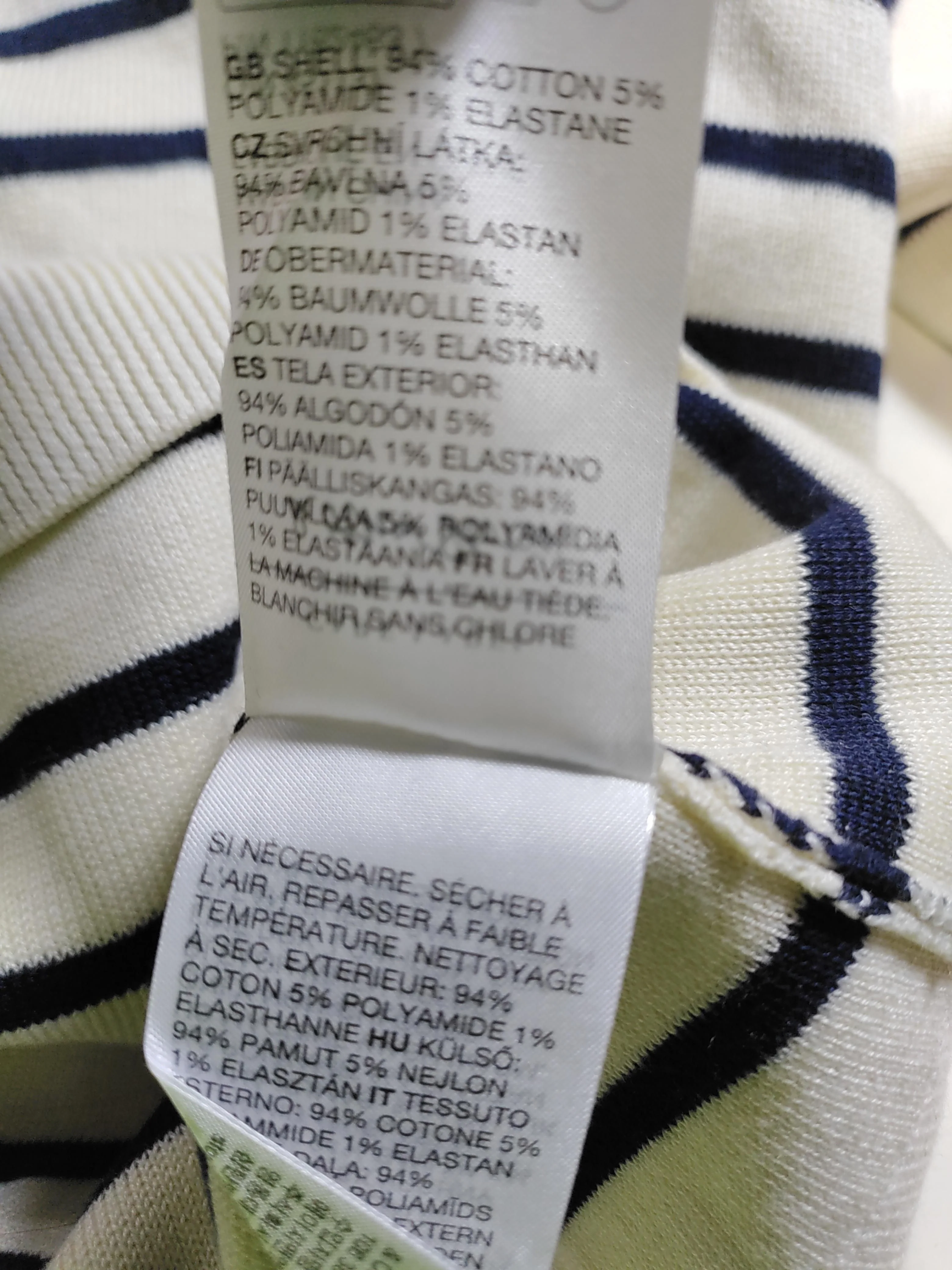 & Other Stories Women's Jumper M Cream Cotton with Polyamide, Elastane Pullover - Image 6