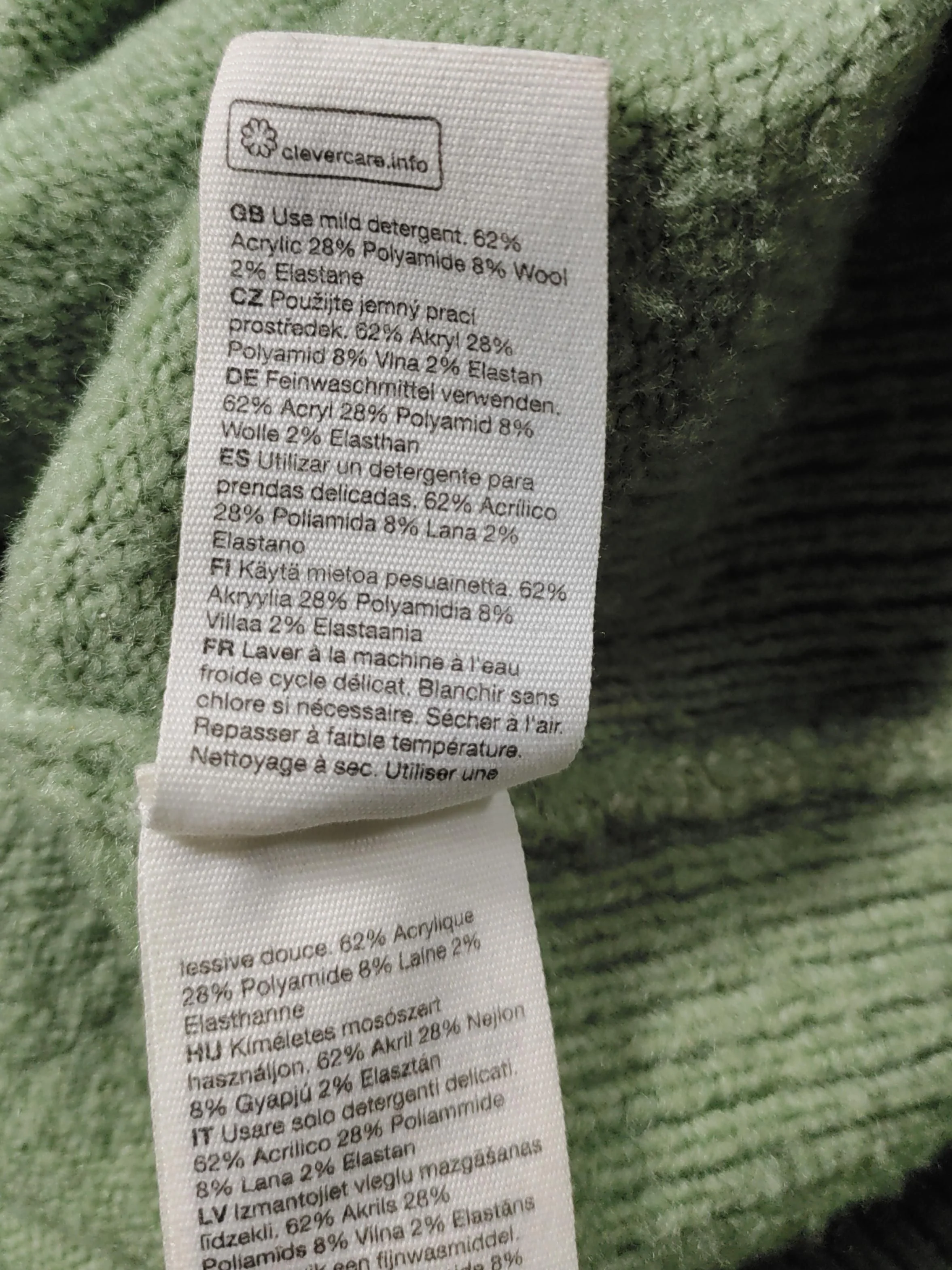 & Other Stories Women's Jumper M Green Acrylic - Image 8