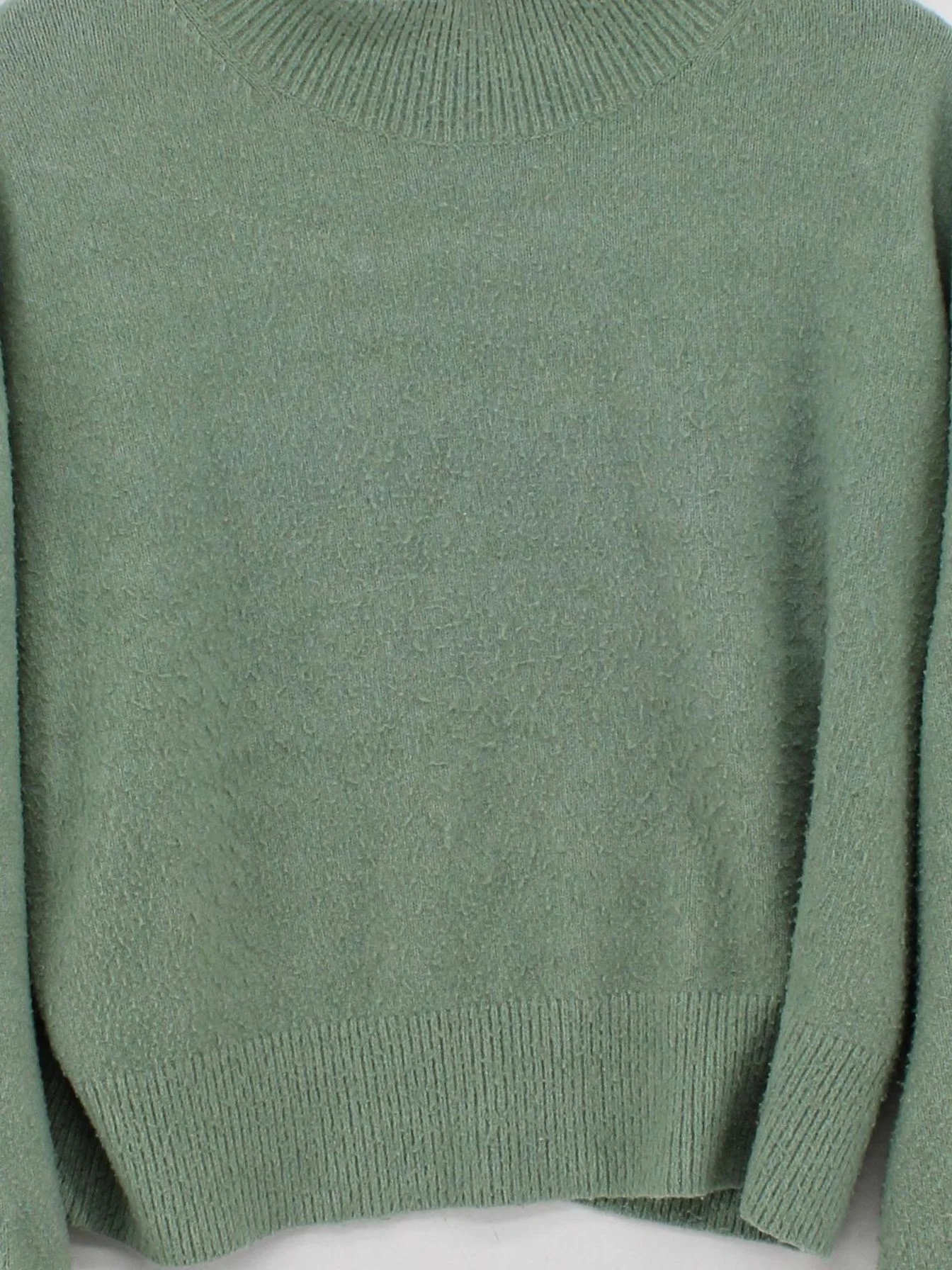& Other Stories Women's Jumper M Green Polyester with Acrylic, Elastane Pullover - Image 3