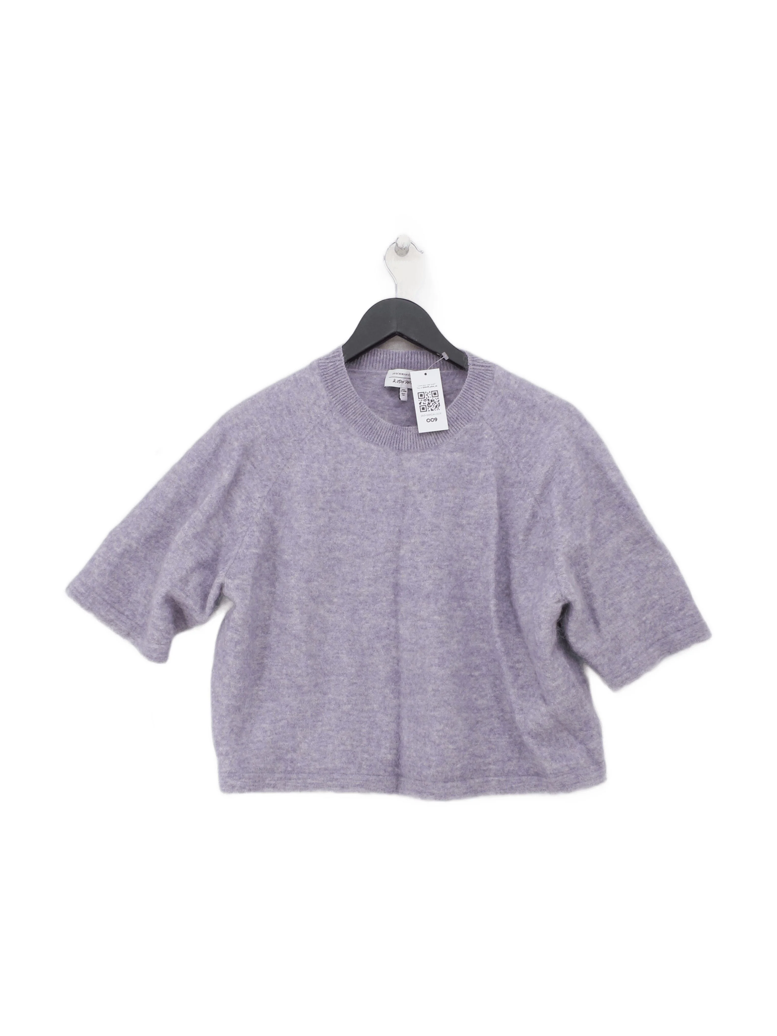 & Other Stories Women's Jumper M Purple Wool with Polyamide, Elastane Pullover