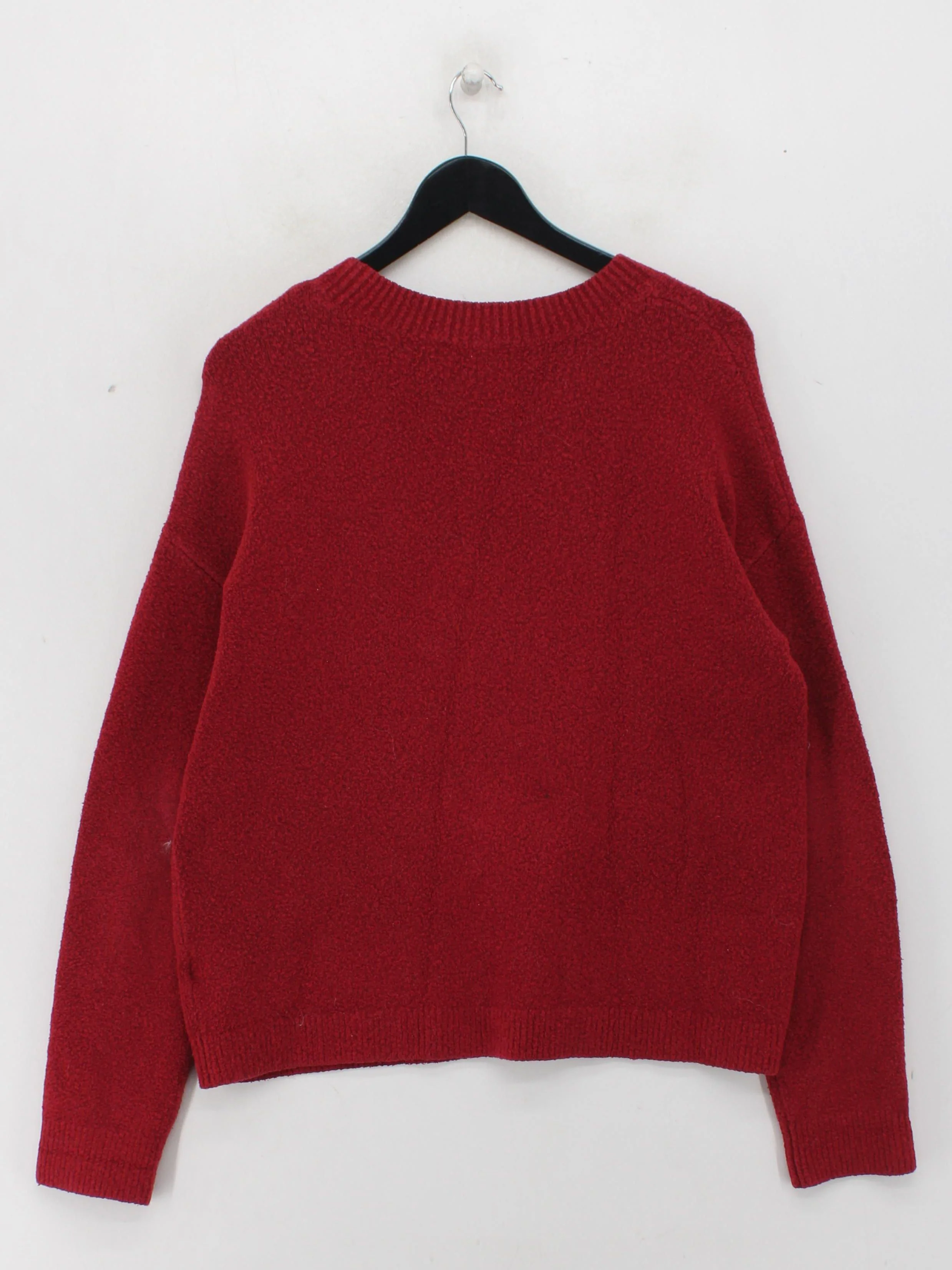 & Other Stories Women's Jumper M Red Cotton - Image 2