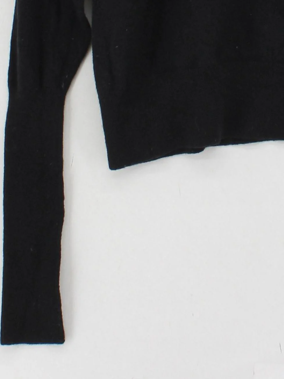 & Other Stories Women's Jumper S Black 100% Wool Roll Neck Pullover - Image 4
