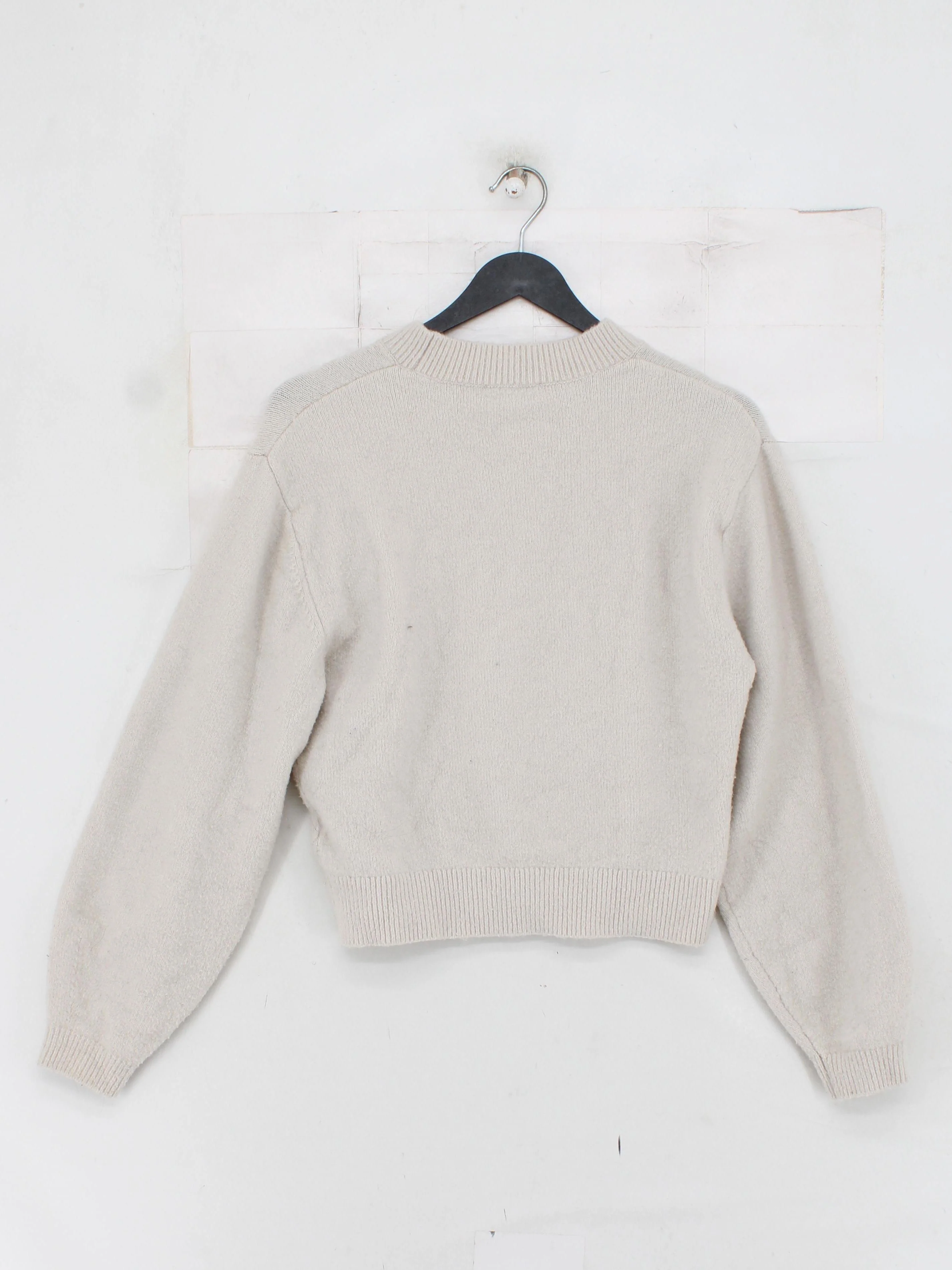 & Other Stories Women's Jumper S Cream Polyester - Image 2
