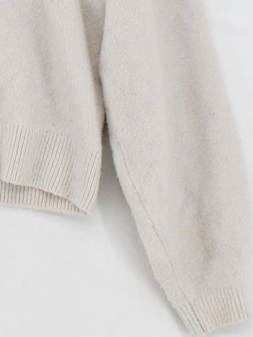 & Other Stories Women's Jumper S Cream Polyester - Image 4