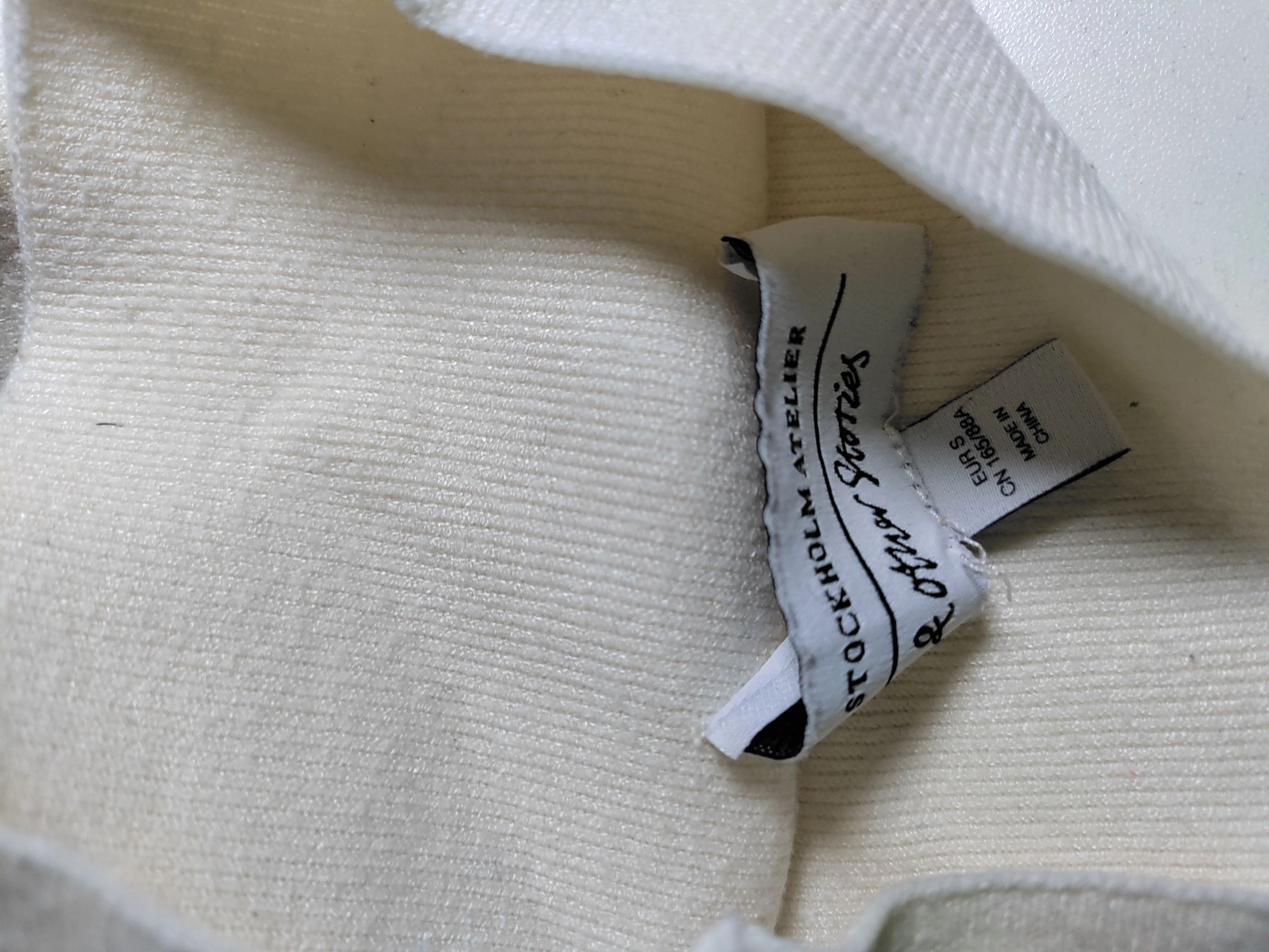& Other Stories Women's Jumper S Cream Viscose - Image 5