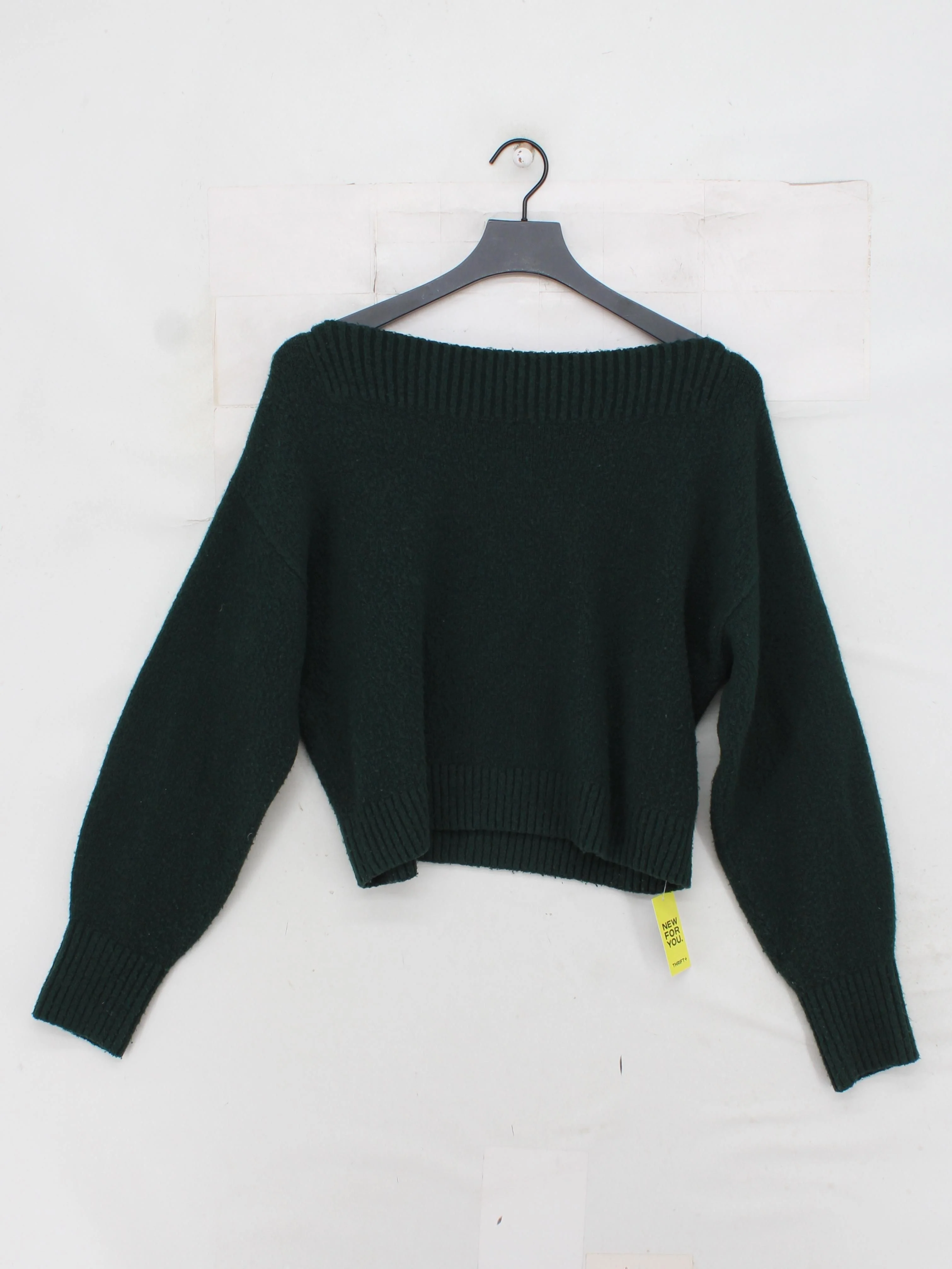 & Other Stories Women's Jumper S Green Acrylic - Image 2