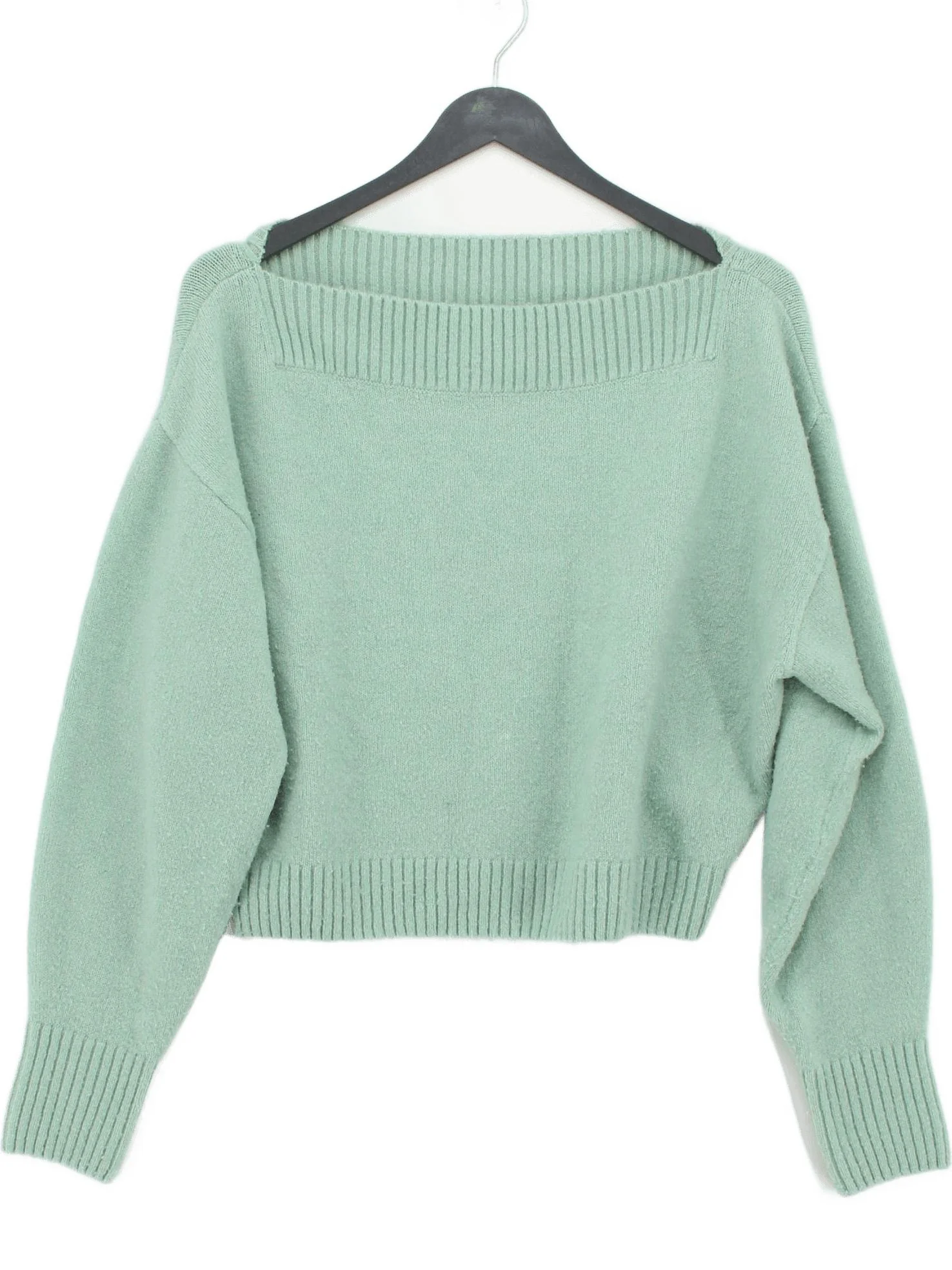 & Other Stories Women's Jumper S Green Acrylic with Polyamide, Wool Pullover