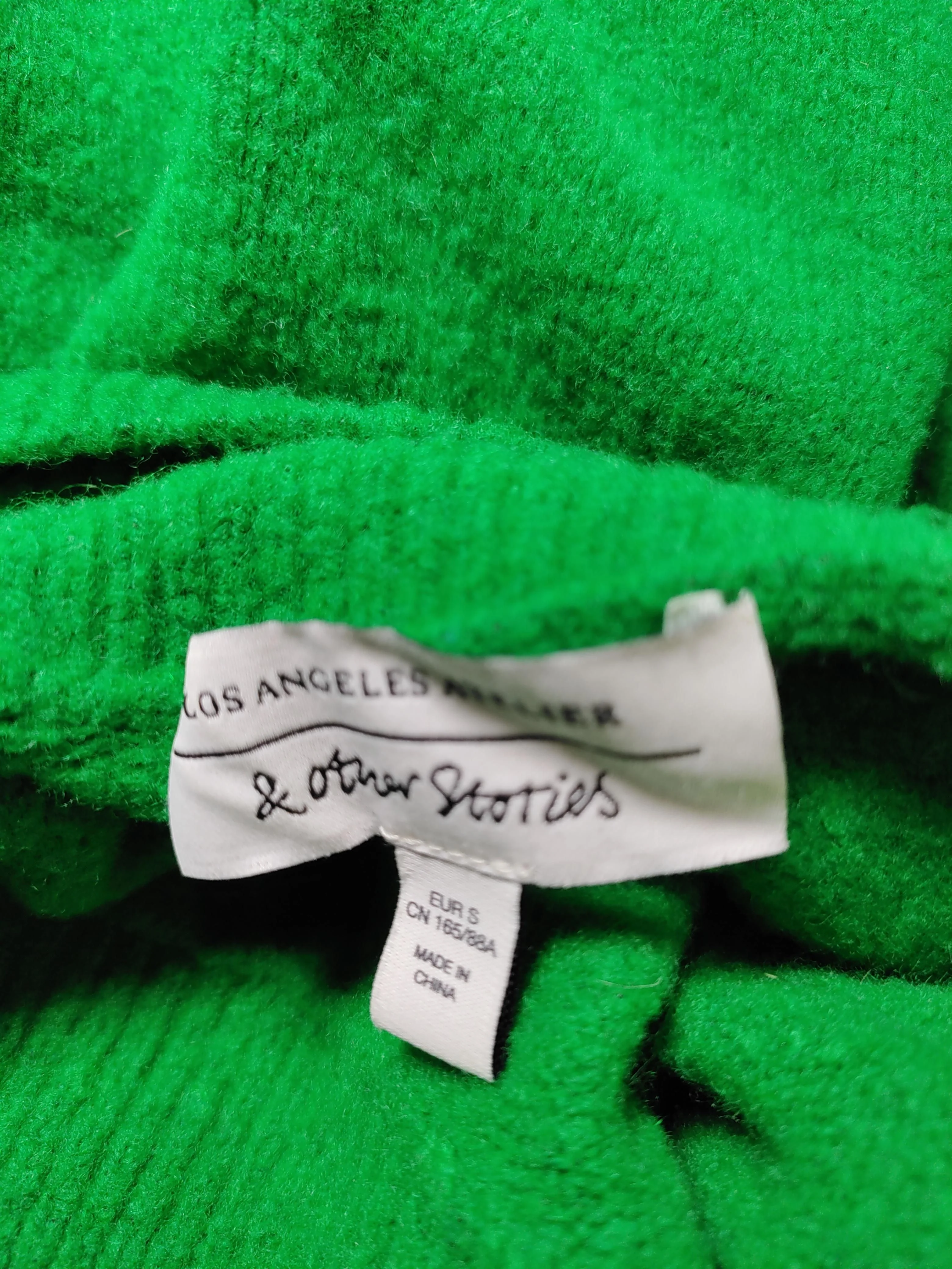 & Other Stories Women's Jumper S Green Polyester - Image 6