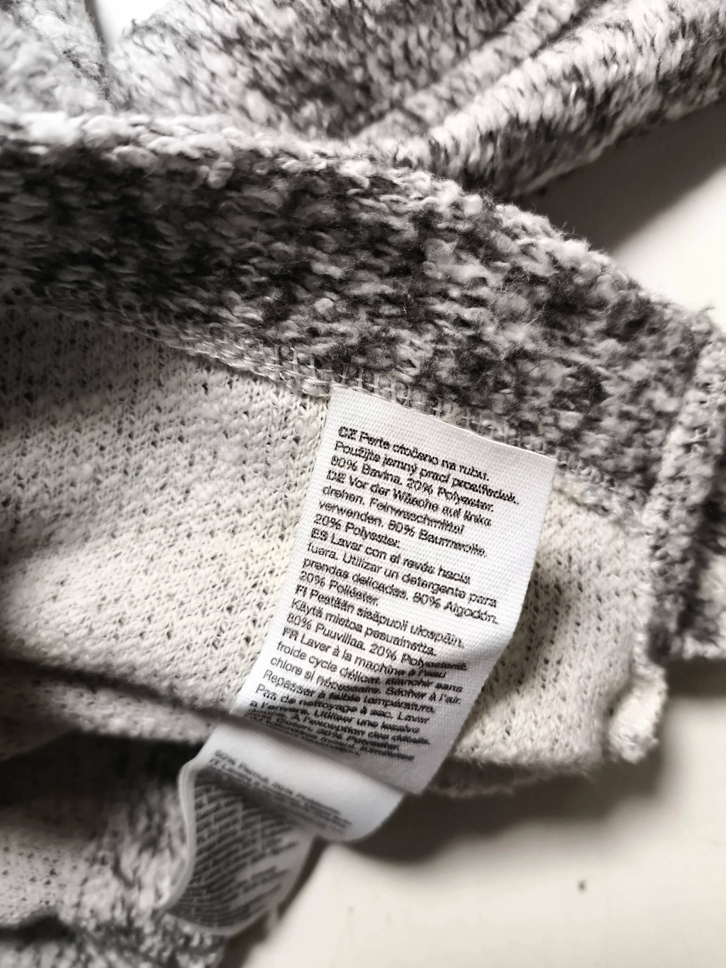 & Other Stories Women's Jumper S Grey Cotton with Polyester High Neck Pullover - Image 8