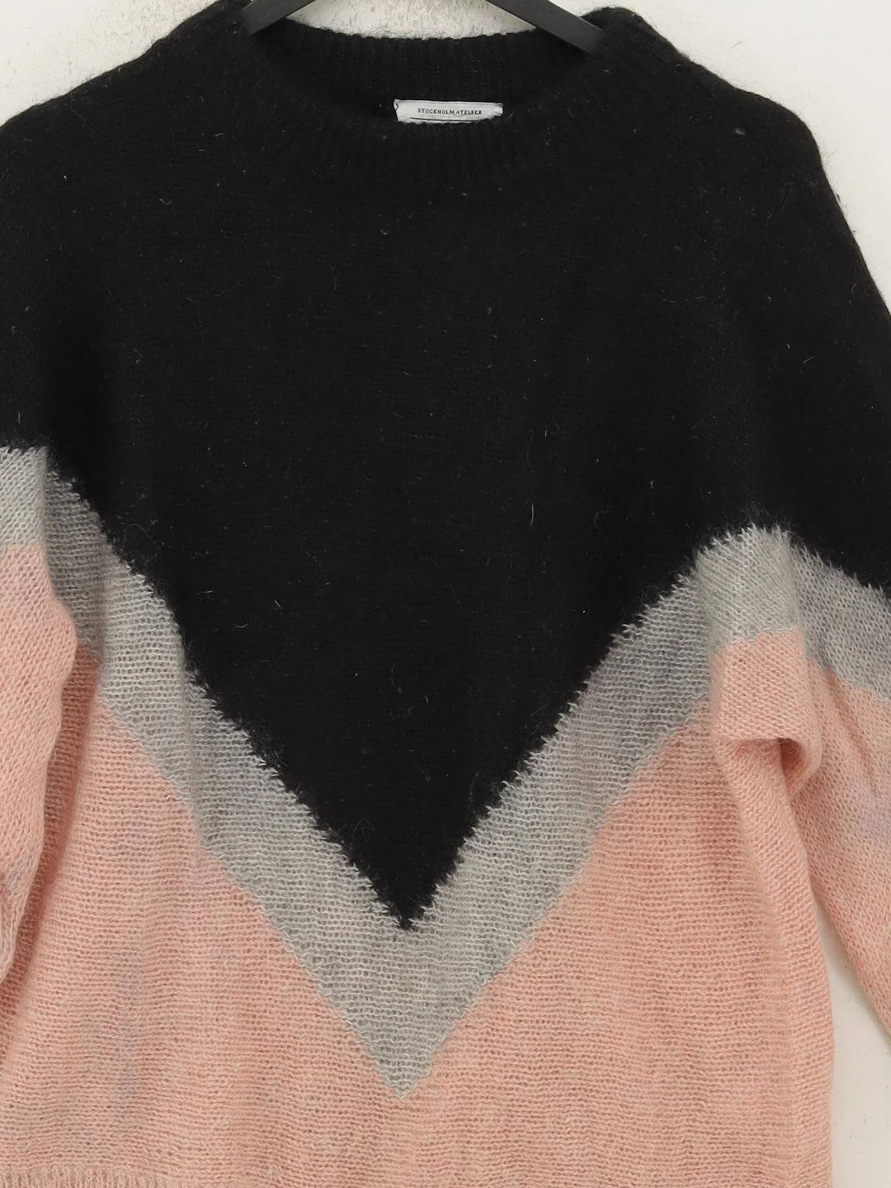 & Other Stories Women's Jumper S Multi Mohair with Polyamide, Wool Pullover - Image 3