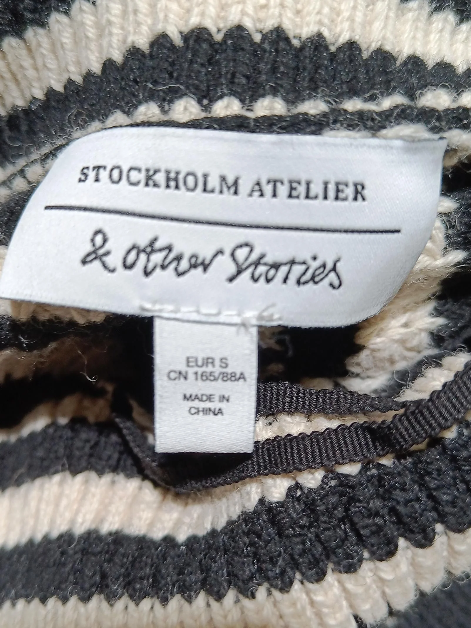 & Other Stories Women's Jumper S Multi Wool with Cotton Pullover - Image 5