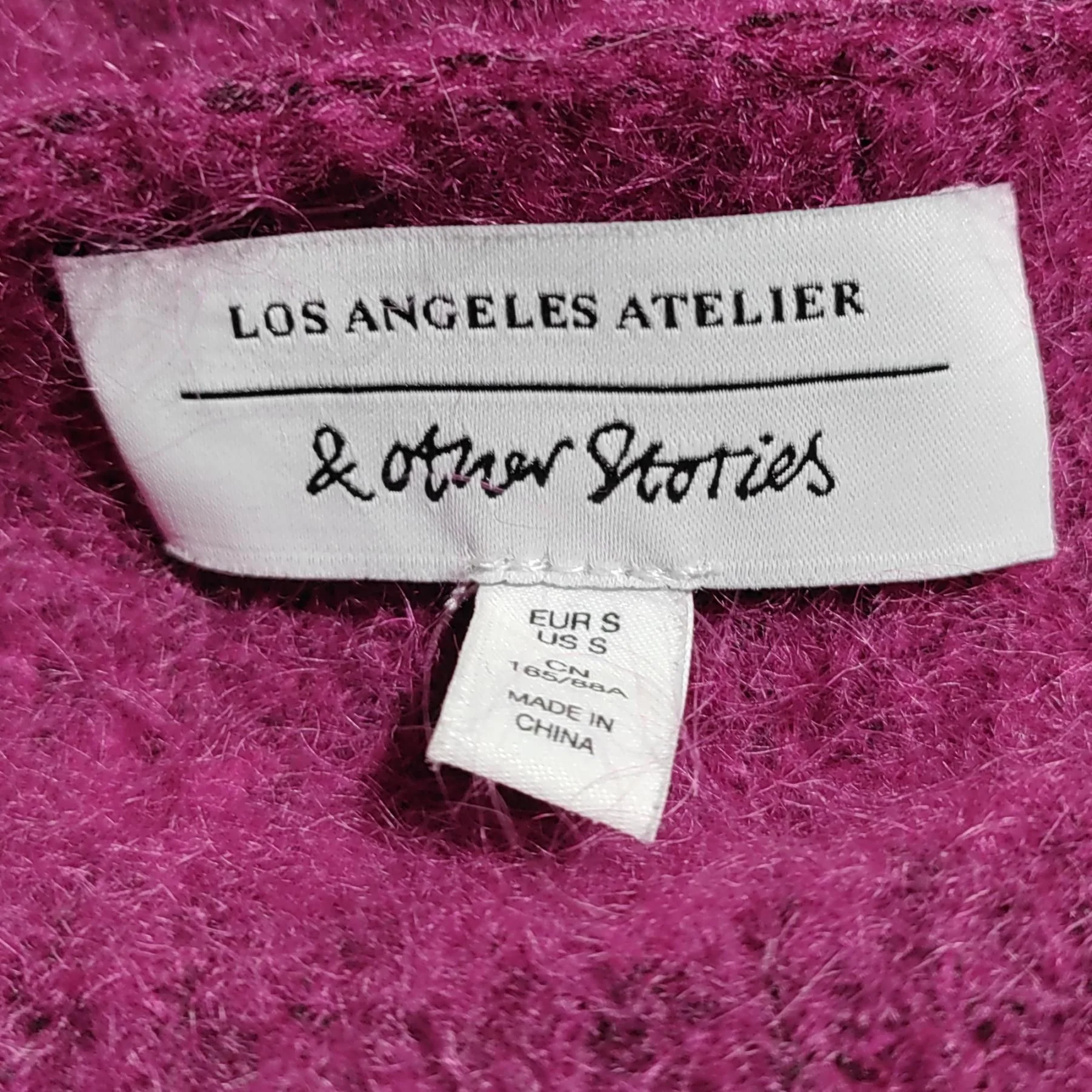 & Other Stories Women's Jumper S Pink Polyamide - Image 5