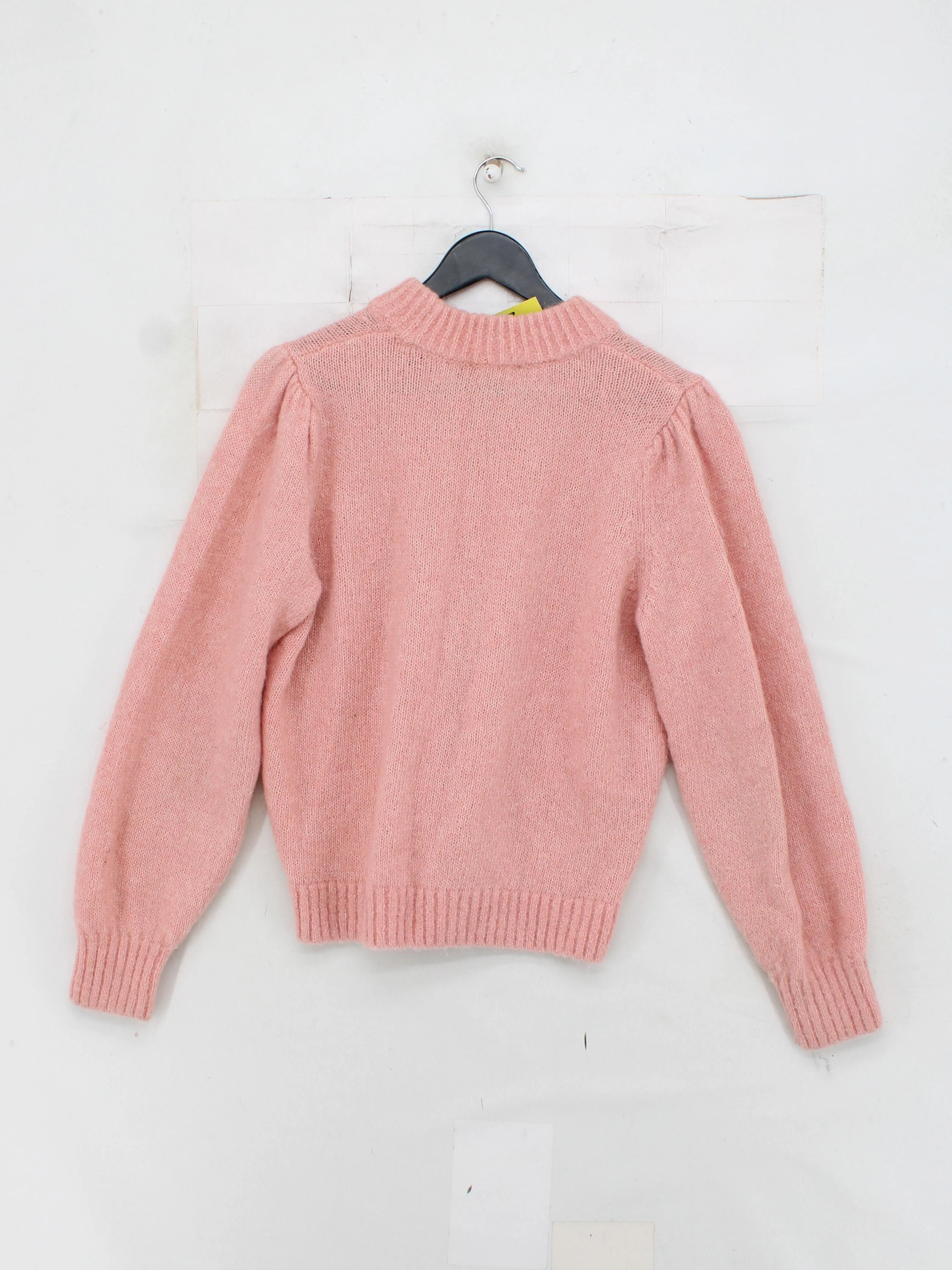 & Other Stories Women's Jumper S Pink Wool with Polyamide, Viscose Pullover - Image 2