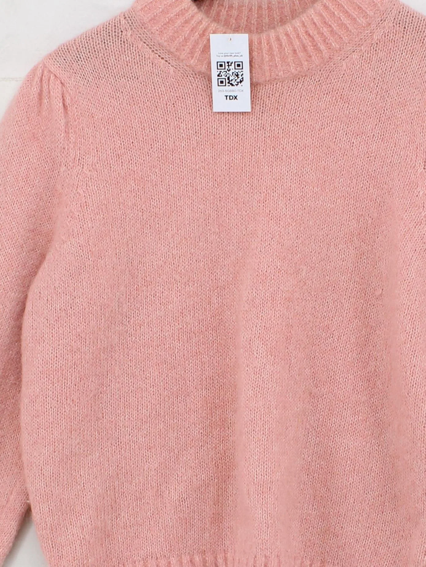 & Other Stories Women's Jumper S Pink Wool with Polyamide, Viscose Pullover - Image 3