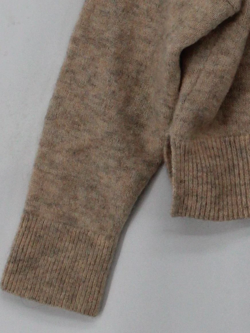 & Other Stories Women's Jumper S Tan Wool - Image 4