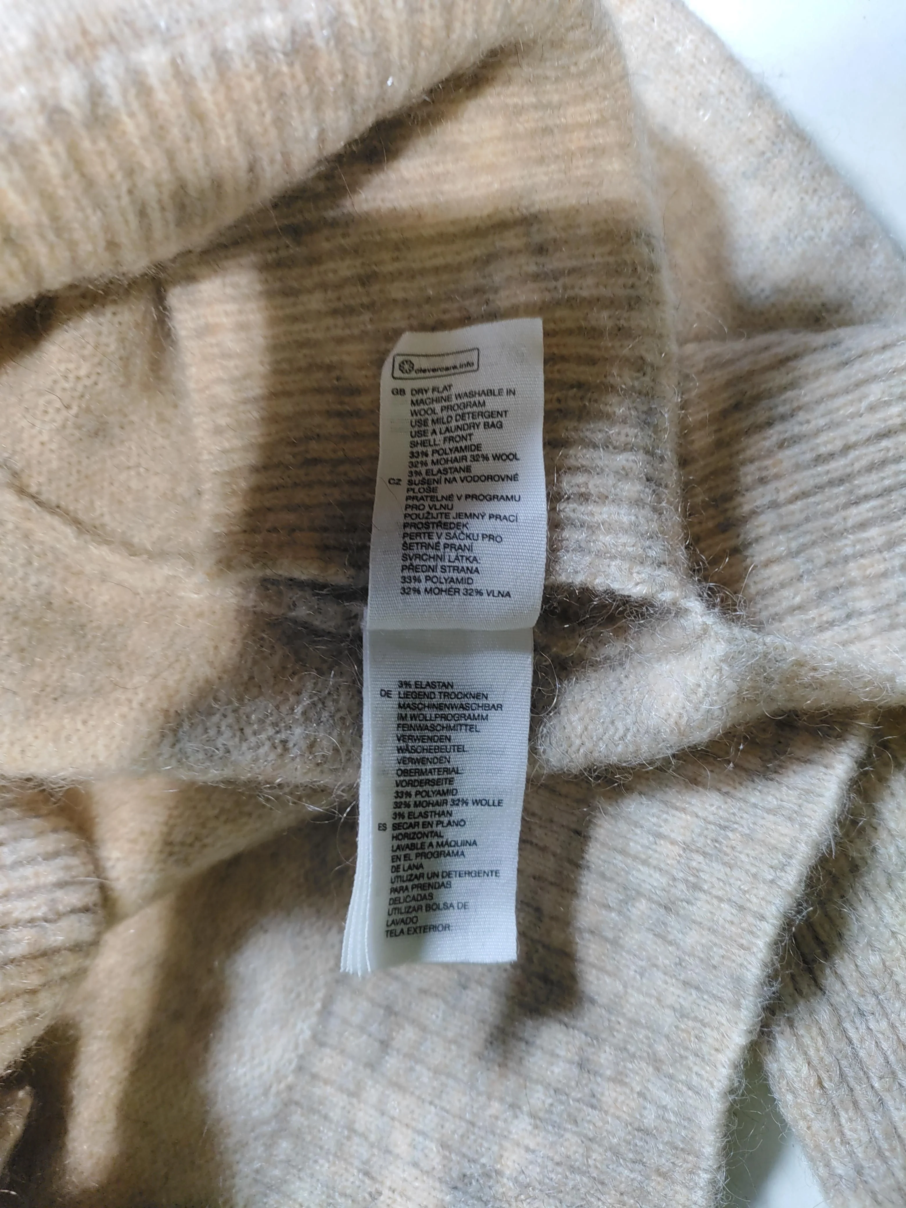& Other Stories Women's Jumper S Tan Wool - Image 7