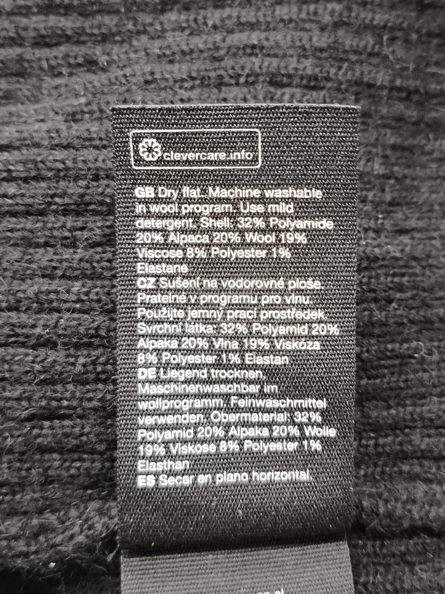 & Other Stories Women's Jumper XS Black Polyamide - Image 6