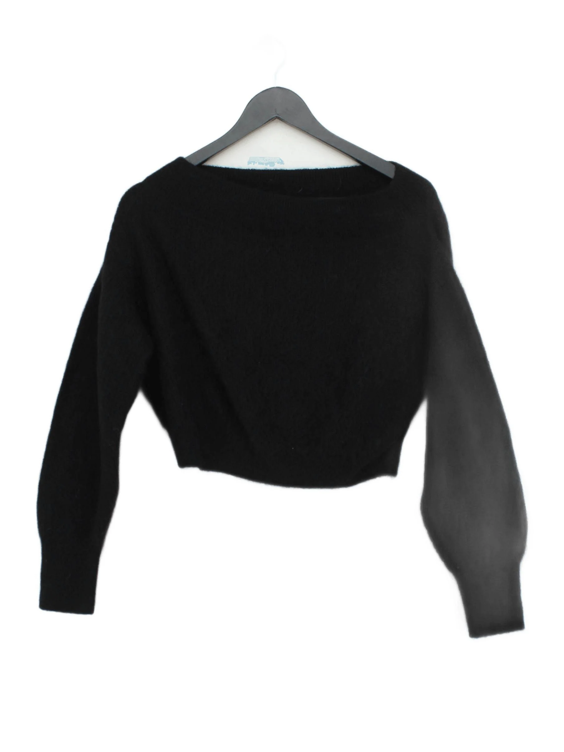 & Other Stories Women's Jumper XS Black Polyamide with Mohair, Wool Pullover