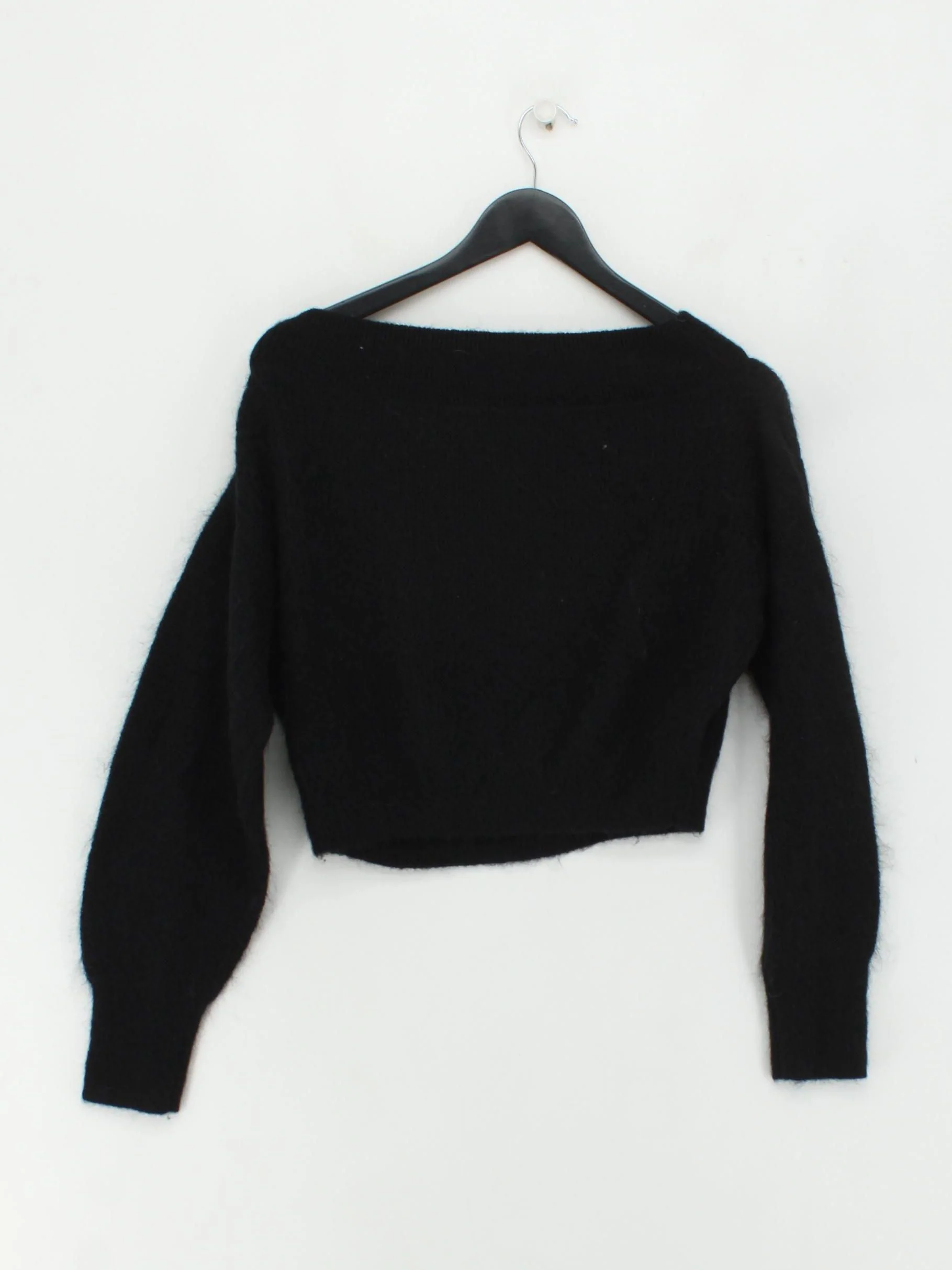 & Other Stories Women's Jumper XS Black Polyamide with Mohair, Wool Pullover - Image 2