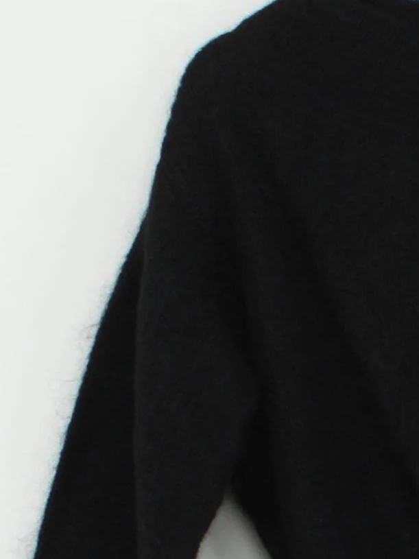 & Other Stories Women's Jumper XS Black Polyamide with Mohair, Wool Pullover - Image 4