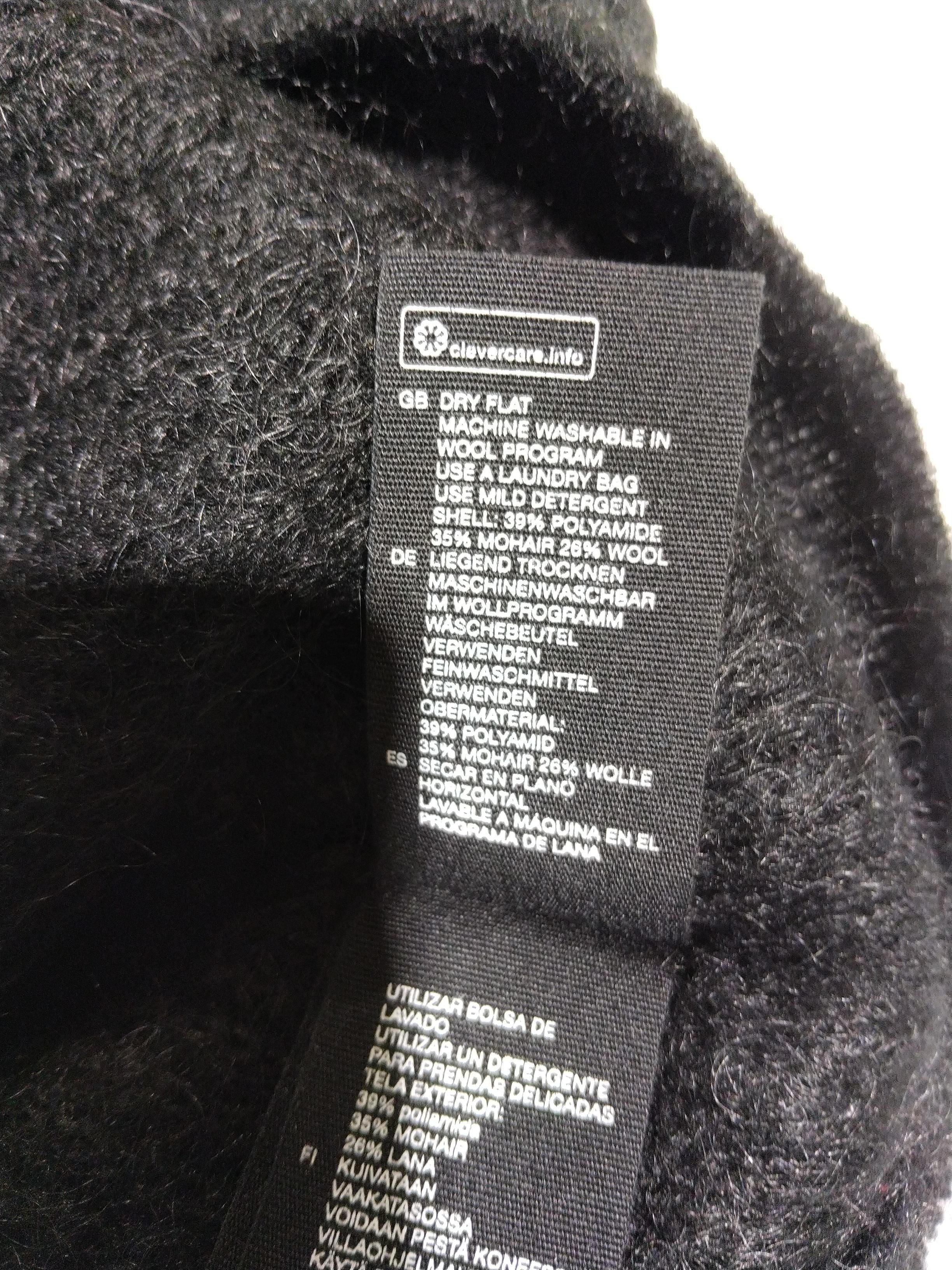 & Other Stories Women's Jumper XS Black Polyamide with Mohair, Wool Pullover - Image 6