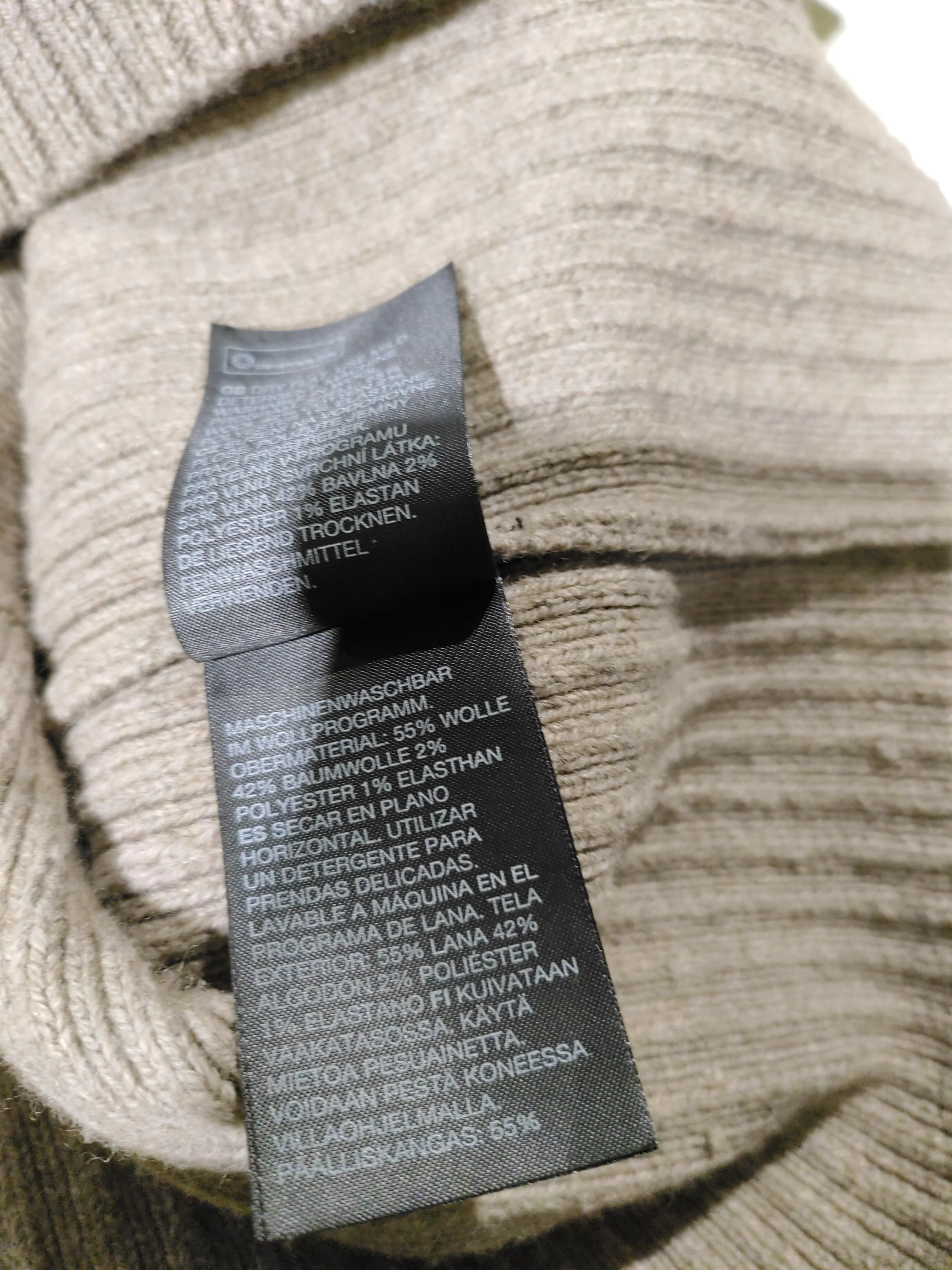 & Other Stories Women's Jumper XS Brown Wool with Cotton, Elastane Pullover - Image 6