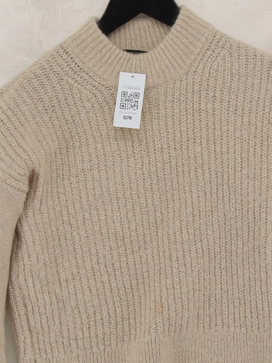 & Other Stories Women's Jumper XS Cream Mohair - Image 3