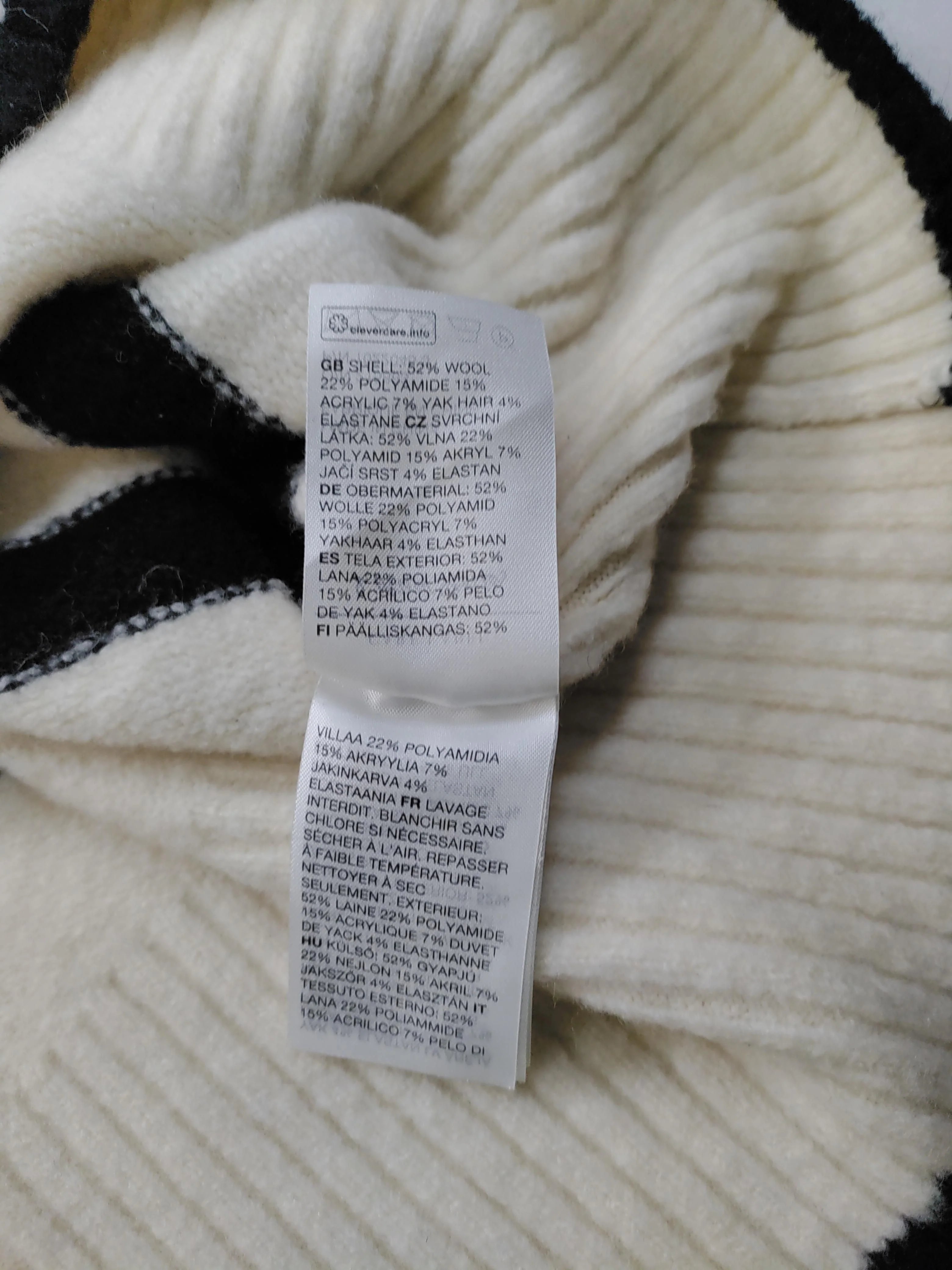 & Other Stories Women's Jumper XS Cream Wool - Image 7