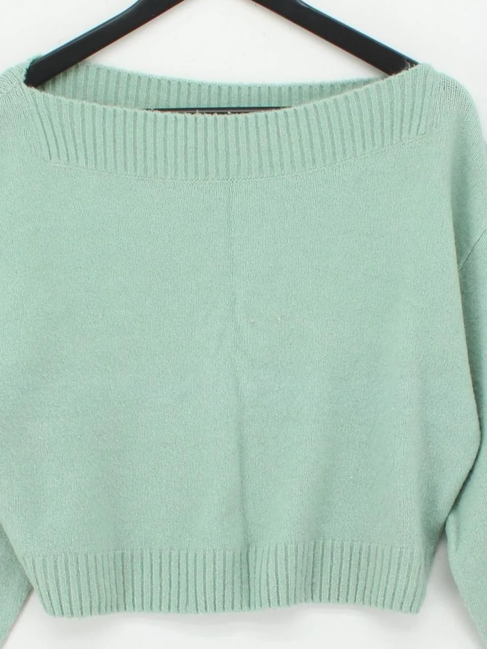 & Other Stories Women's Jumper XS Green 100% Other Round Neck Pullover - Image 3
