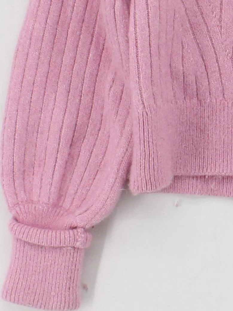 & Other Stories Women's Jumper XS Pink Other with Wool, Polyamide Pullover - Image 4