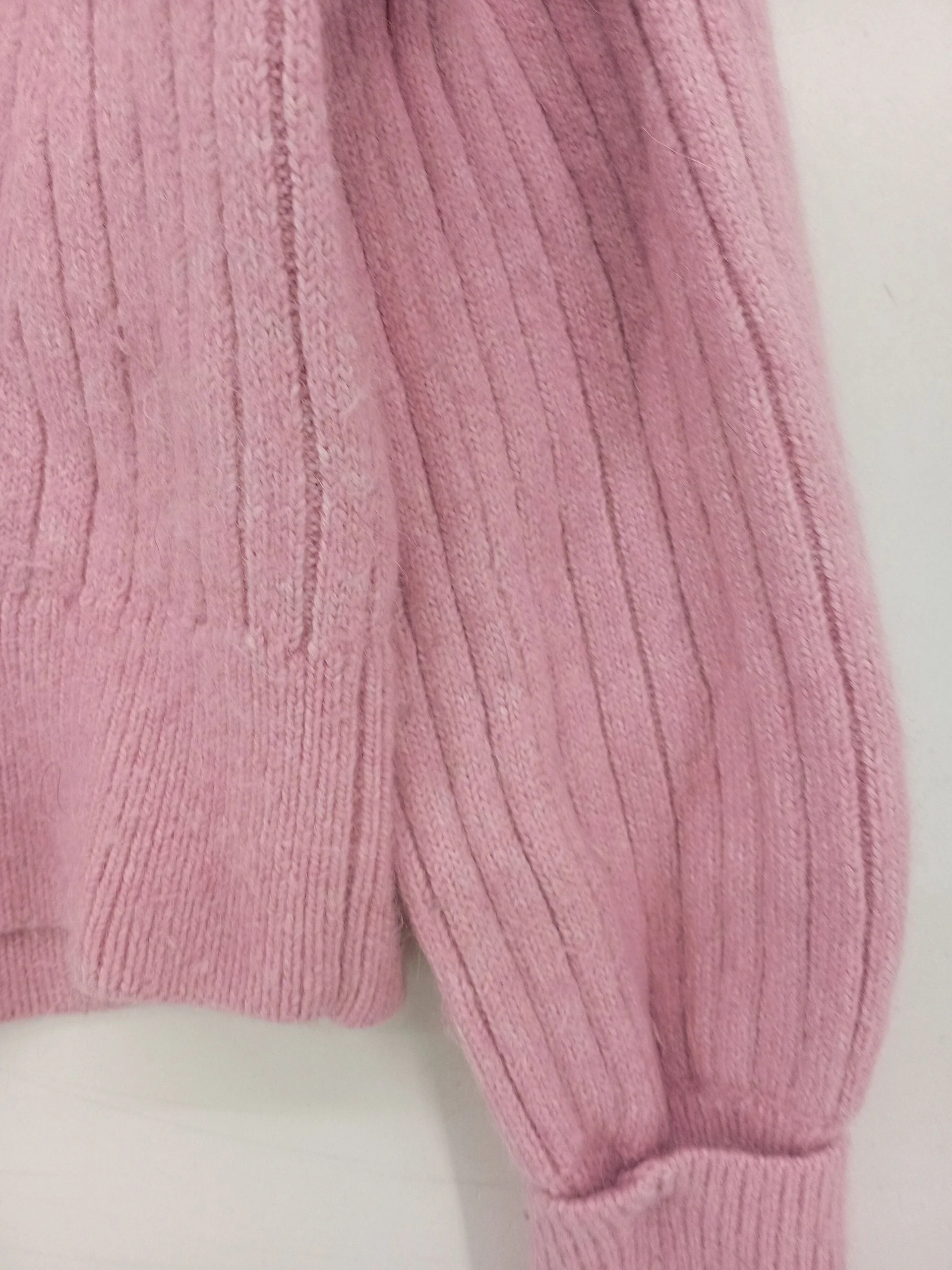 & Other Stories Women's Jumper XS Pink Other with Wool, Polyamide Pullover - Image 5