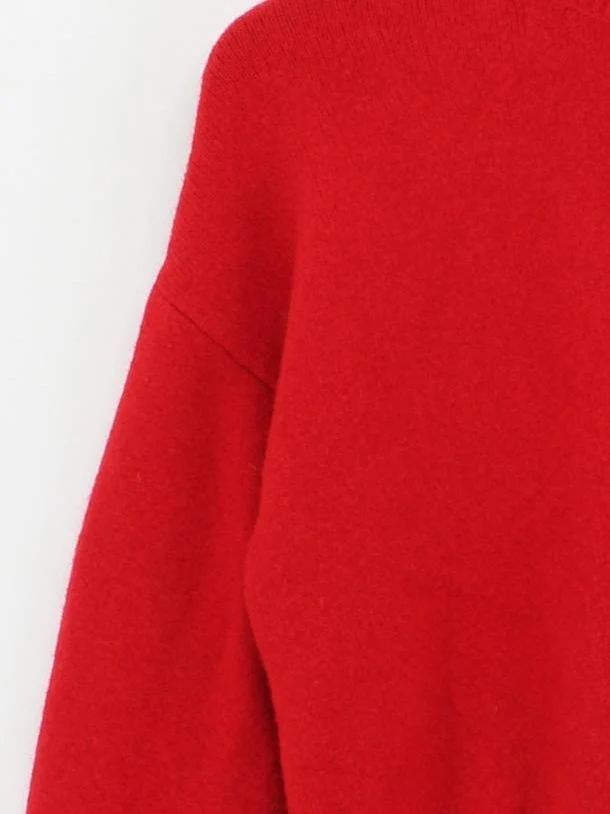 & Other Stories Women's Jumper XS Red Polyester - Image 4
