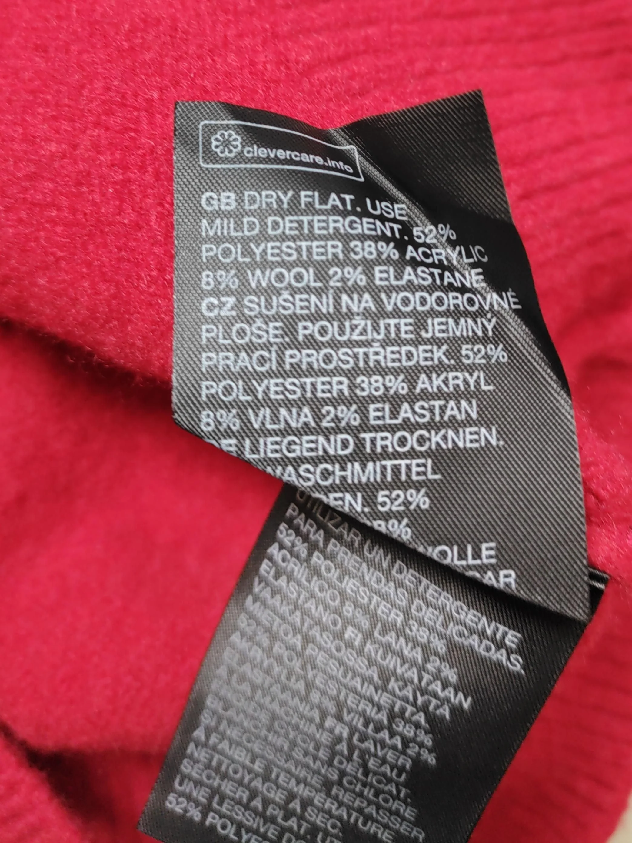 & Other Stories Women's Jumper XS Red Polyester - Image 6