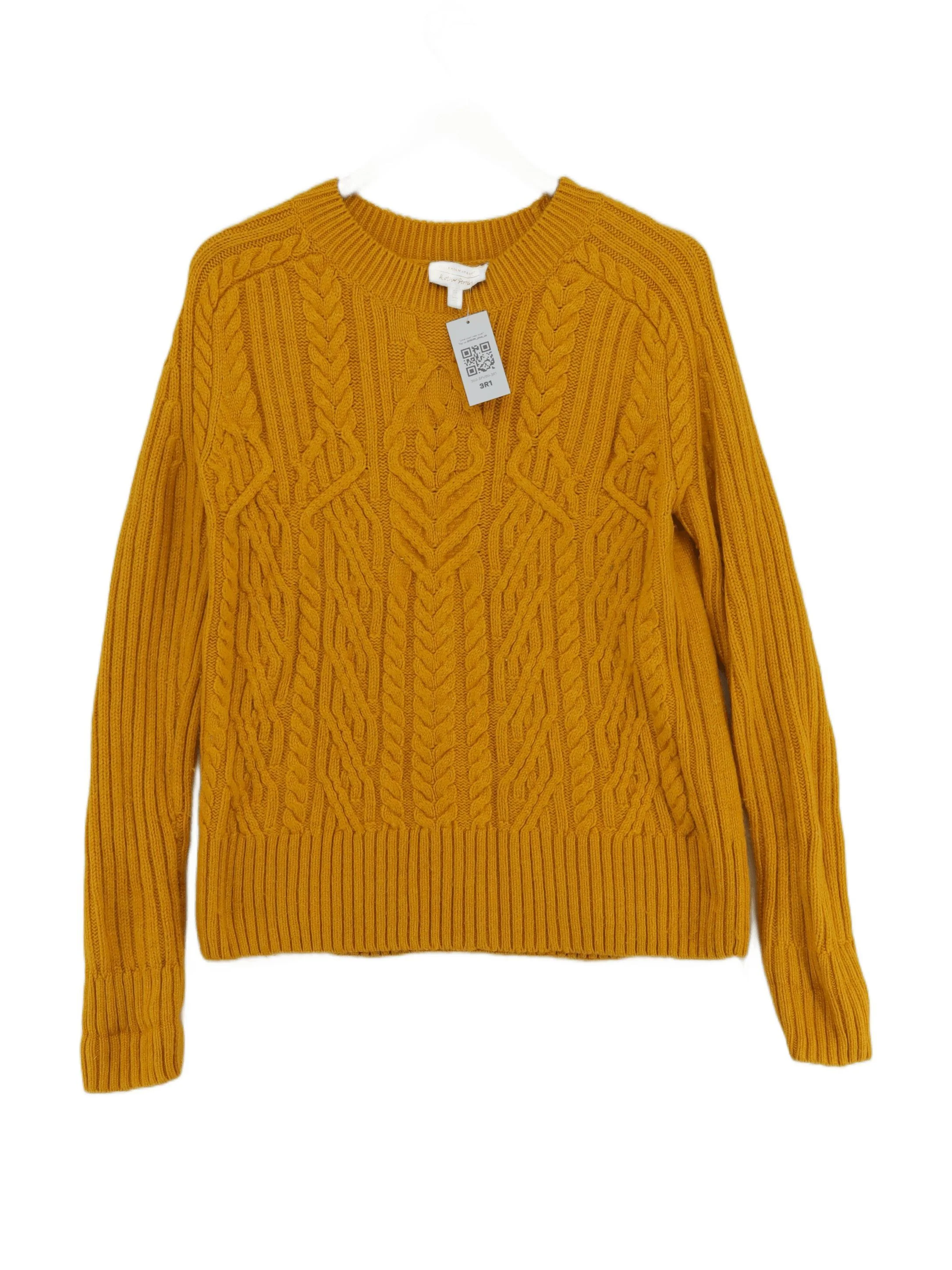 & Other Stories Women's Jumper XS Yellow Polyamide