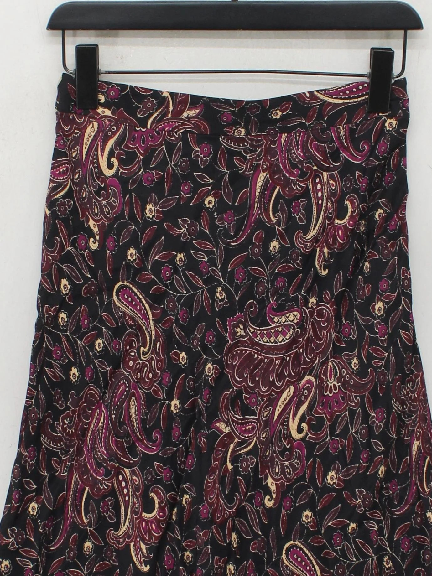 & Other Stories Women's Midi Skirt S Multi Paisley 100% Viscose Midi A-Line - Image 3