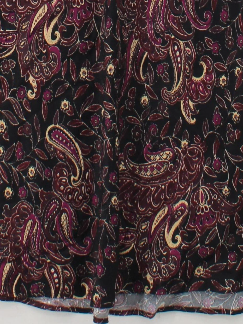 & Other Stories Women's Midi Skirt S Multi Paisley 100% Viscose Midi A-Line - Image 4