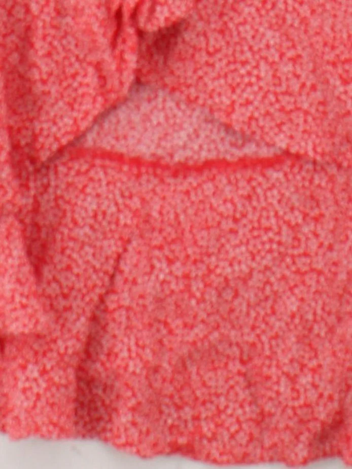 & Other Stories Women's Midi Skirt S Red Floral 100% Viscose Midi Wrap - Image 4