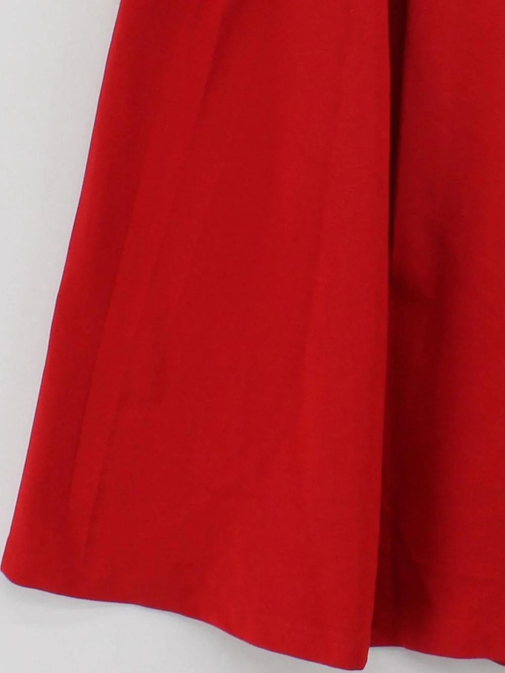 & Other Stories Women's Midi Skirt S Red Viscose with Polyamide, Elastane A-Line - Image 4