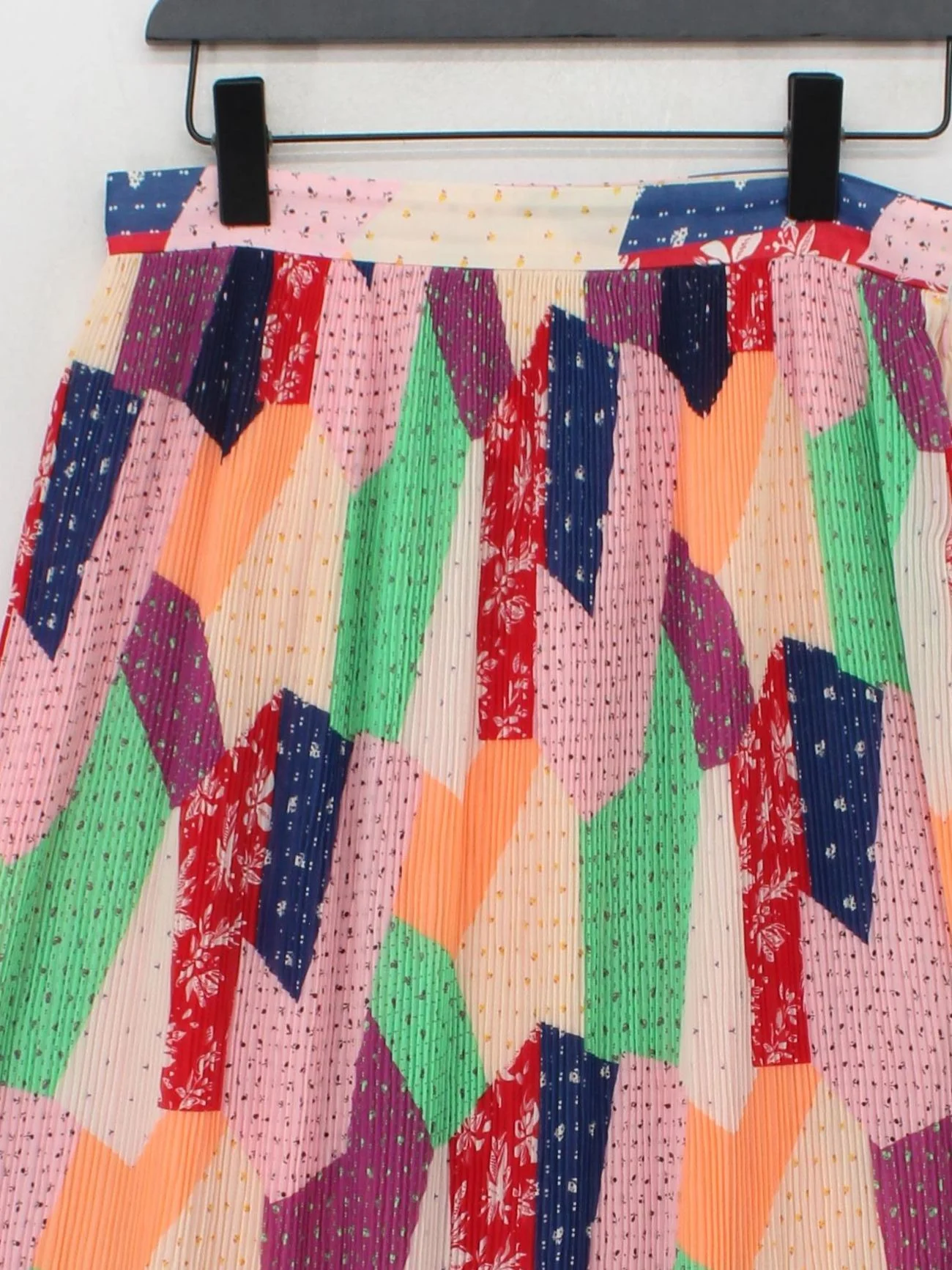 & Other Stories Women's Midi Skirt UK 10 Multi 100% Polyester Midi Pleated - Image 3