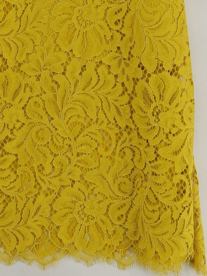 & Other Stories Women's Midi Skirt UK 10 Yellow Polyamide - Image 4