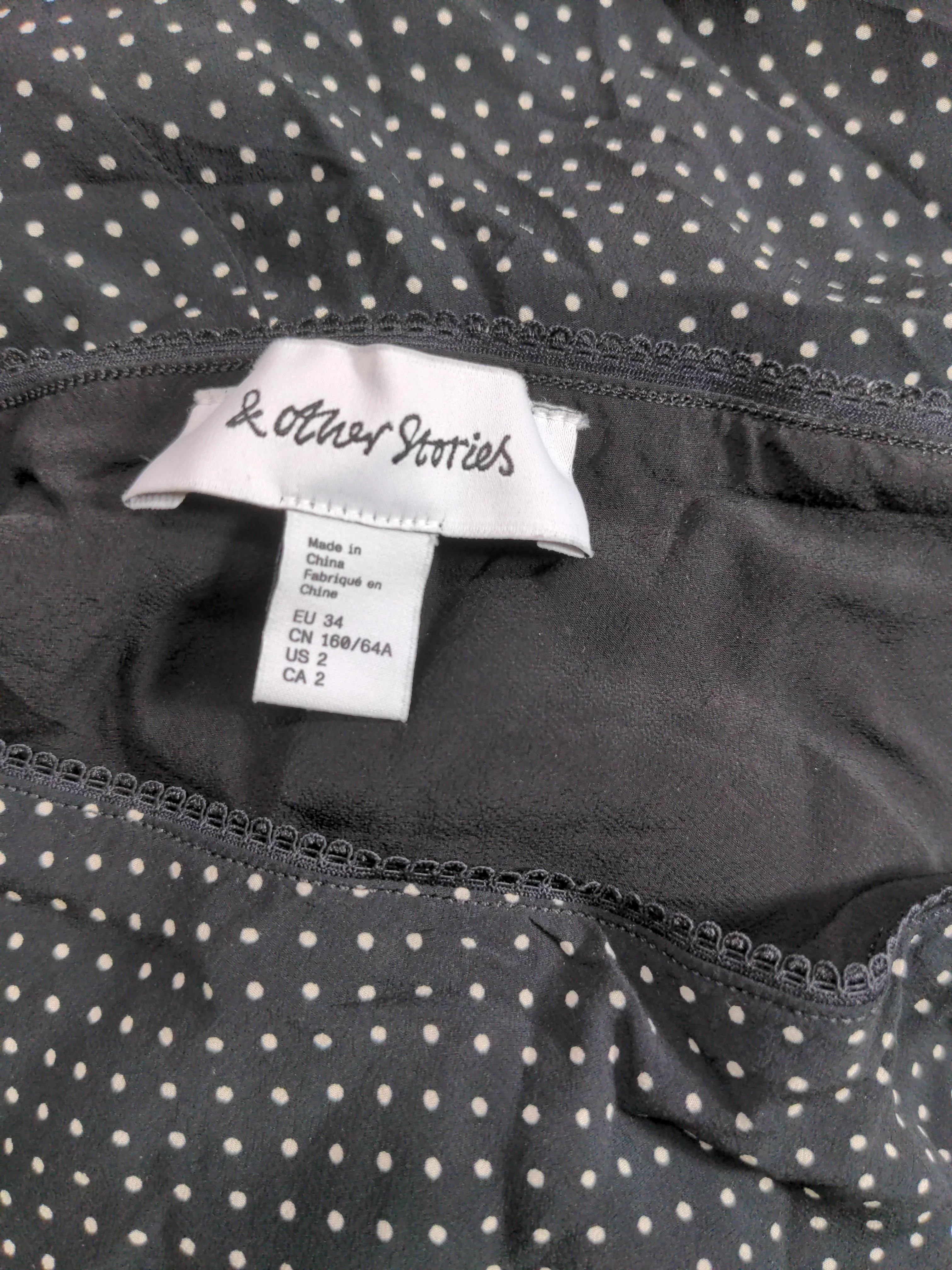 & Other Stories Women's Midi Skirt UK 6 Black 100% Viscose Straight & Pencil - Image 5