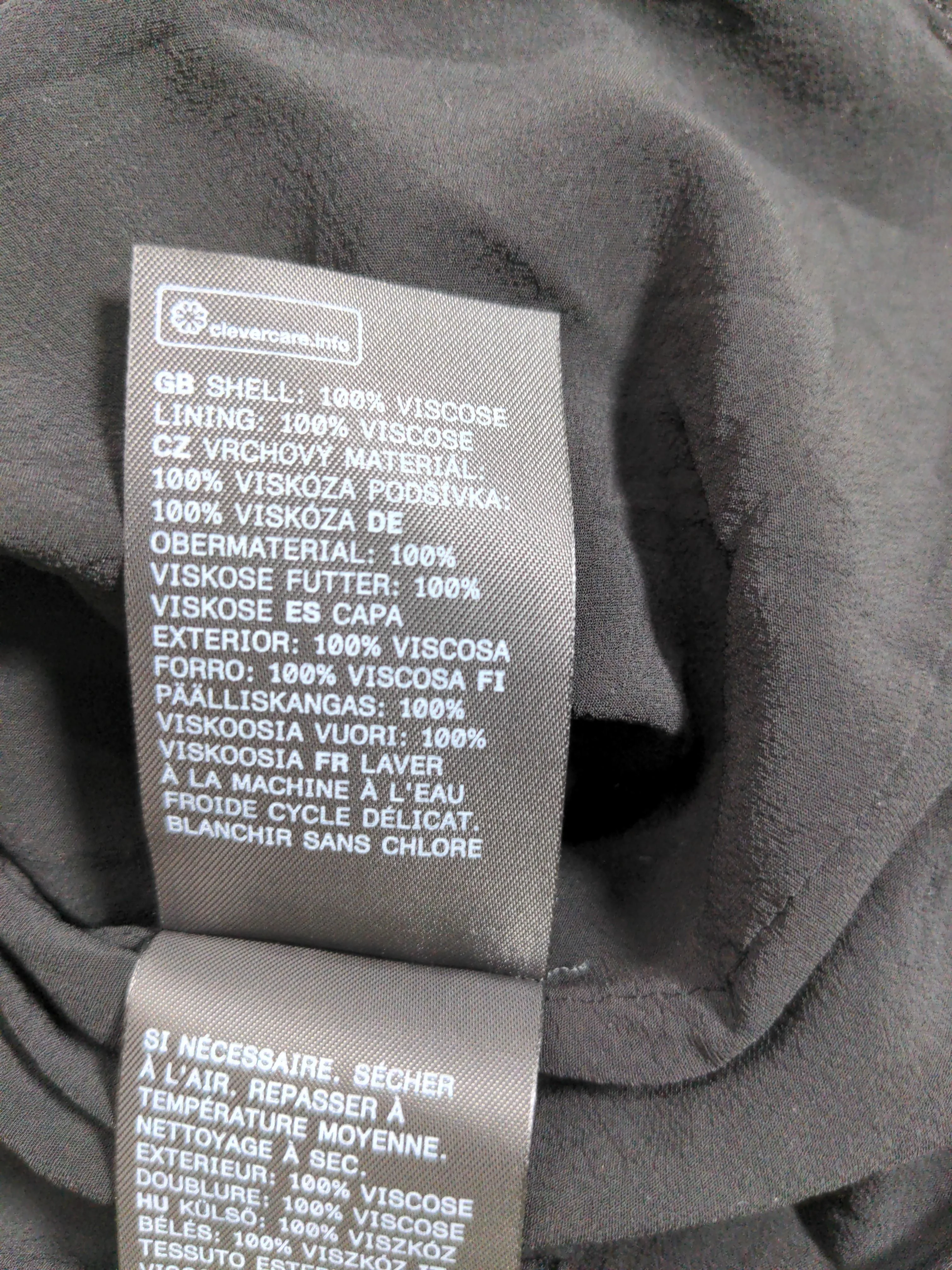 & Other Stories Women's Midi Skirt UK 6 Black 100% Viscose Straight & Pencil - Image 6