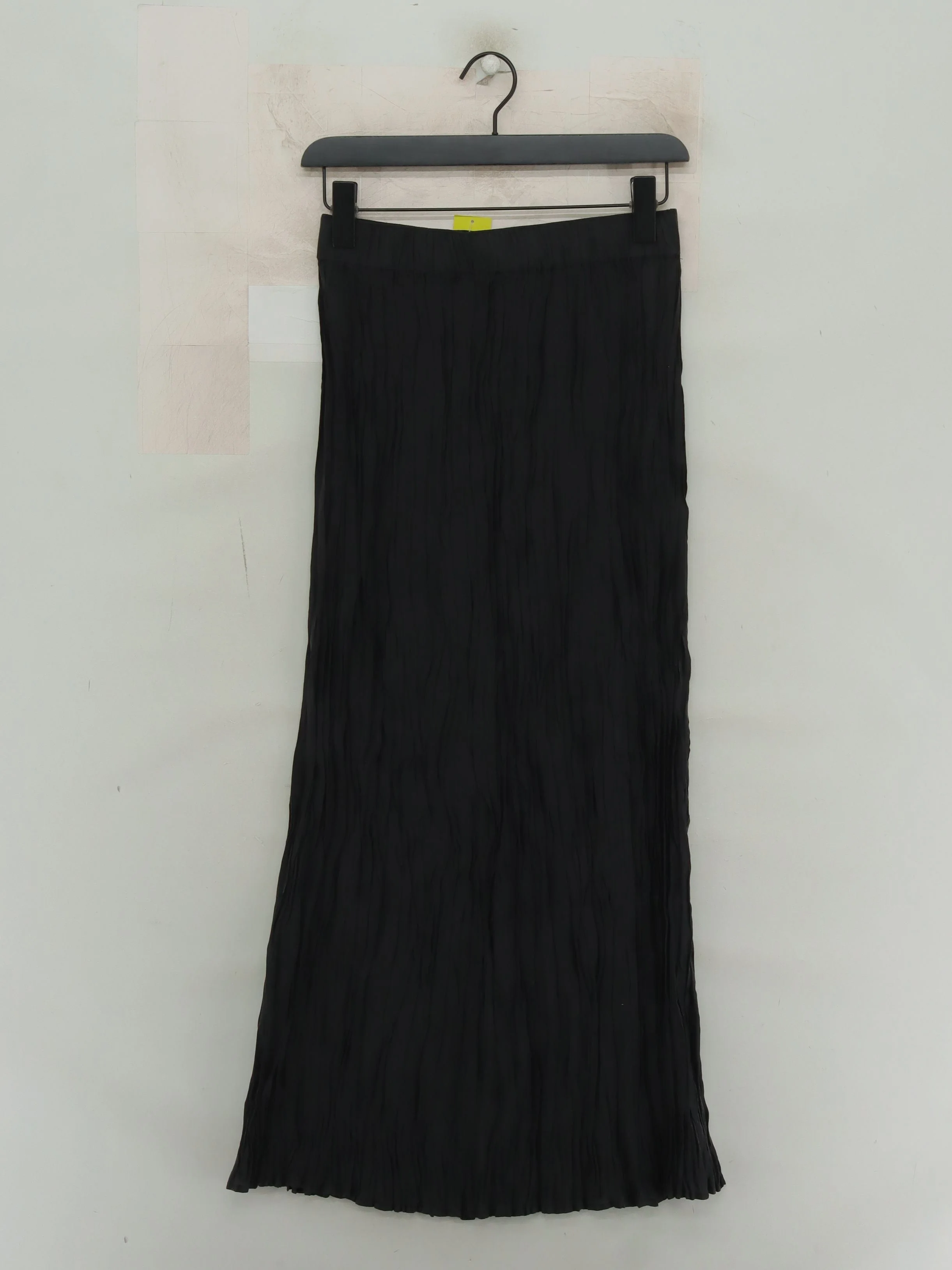 & Other Stories Women's Midi Skirt UK 8 Black 100% Silk Midi Pleated - Image 2