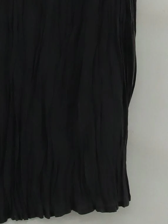 & Other Stories Women's Midi Skirt UK 8 Black 100% Silk Midi Pleated - Image 4