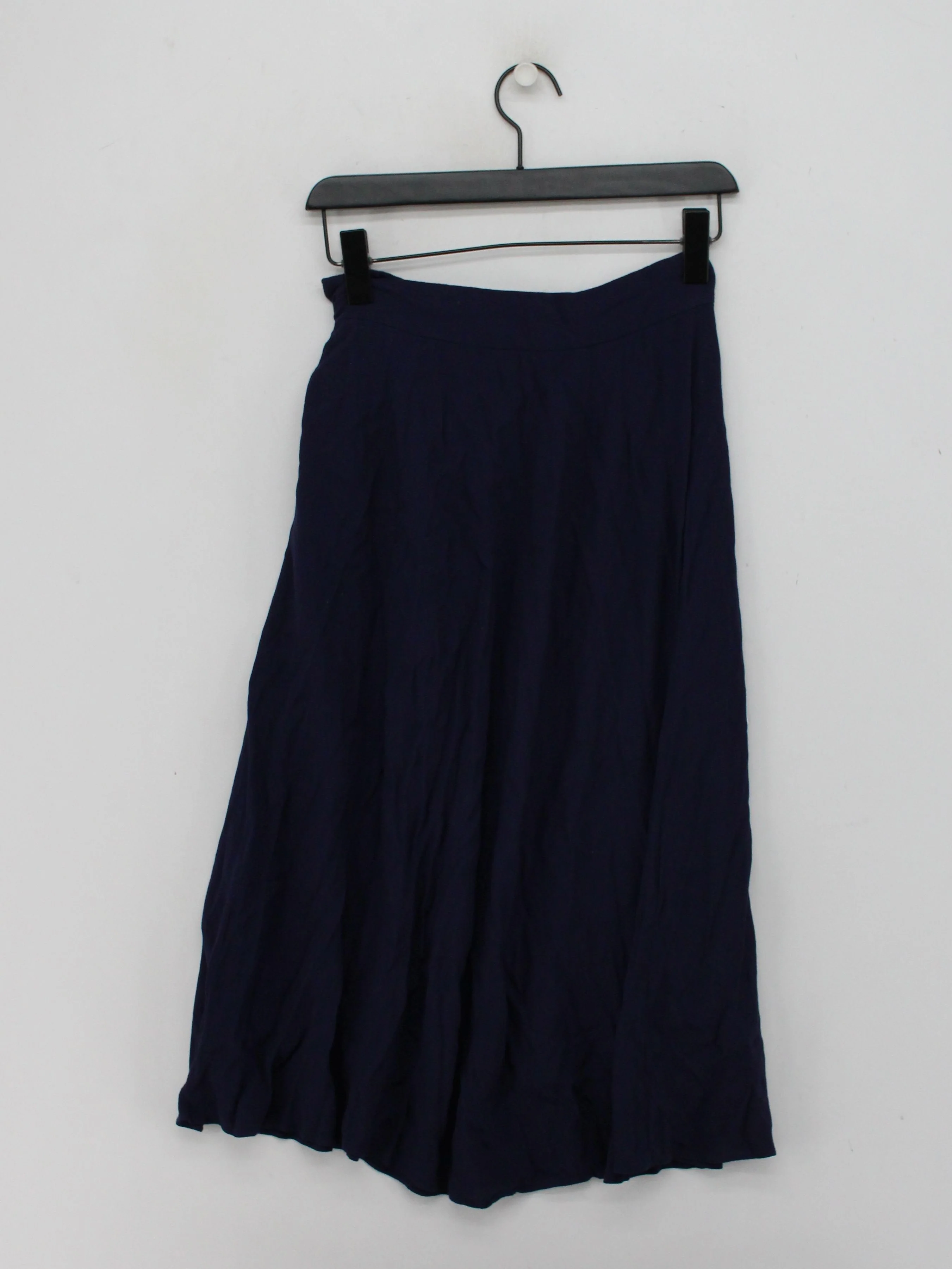 & Other Stories Women's Midi Skirt UK 8 Blue 100% Viscose Midi Wrap - Image 2