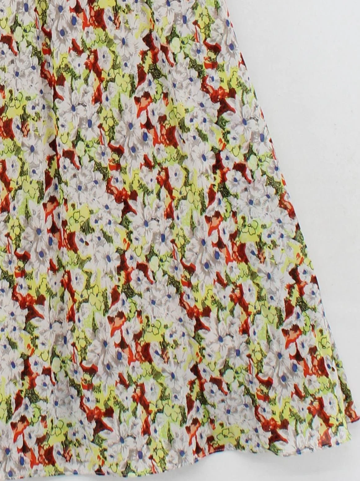 & Other Stories Women's Midi Skirt UK 8 Multi Floral 100% Polyester Midi Pleated - Image 4