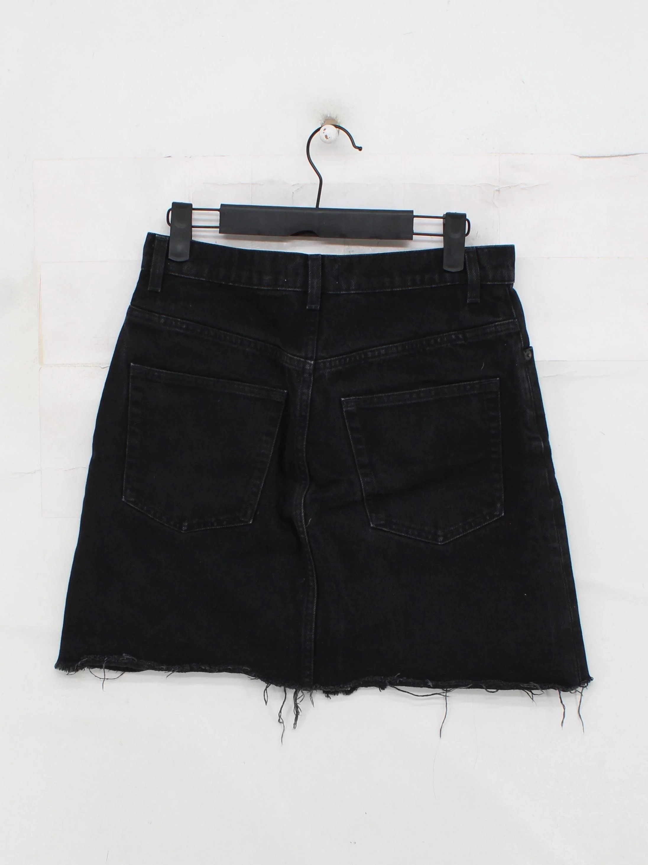 & Other Stories Women's Mini Skirt M Black 100% Cotton Short Mini - Image 2