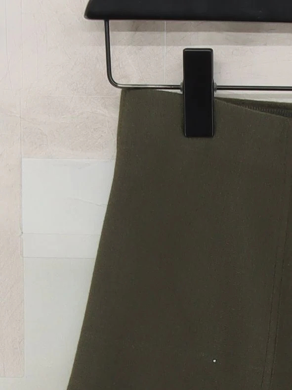 & Other Stories Women's Mini Skirt M Green Viscose - Image 4